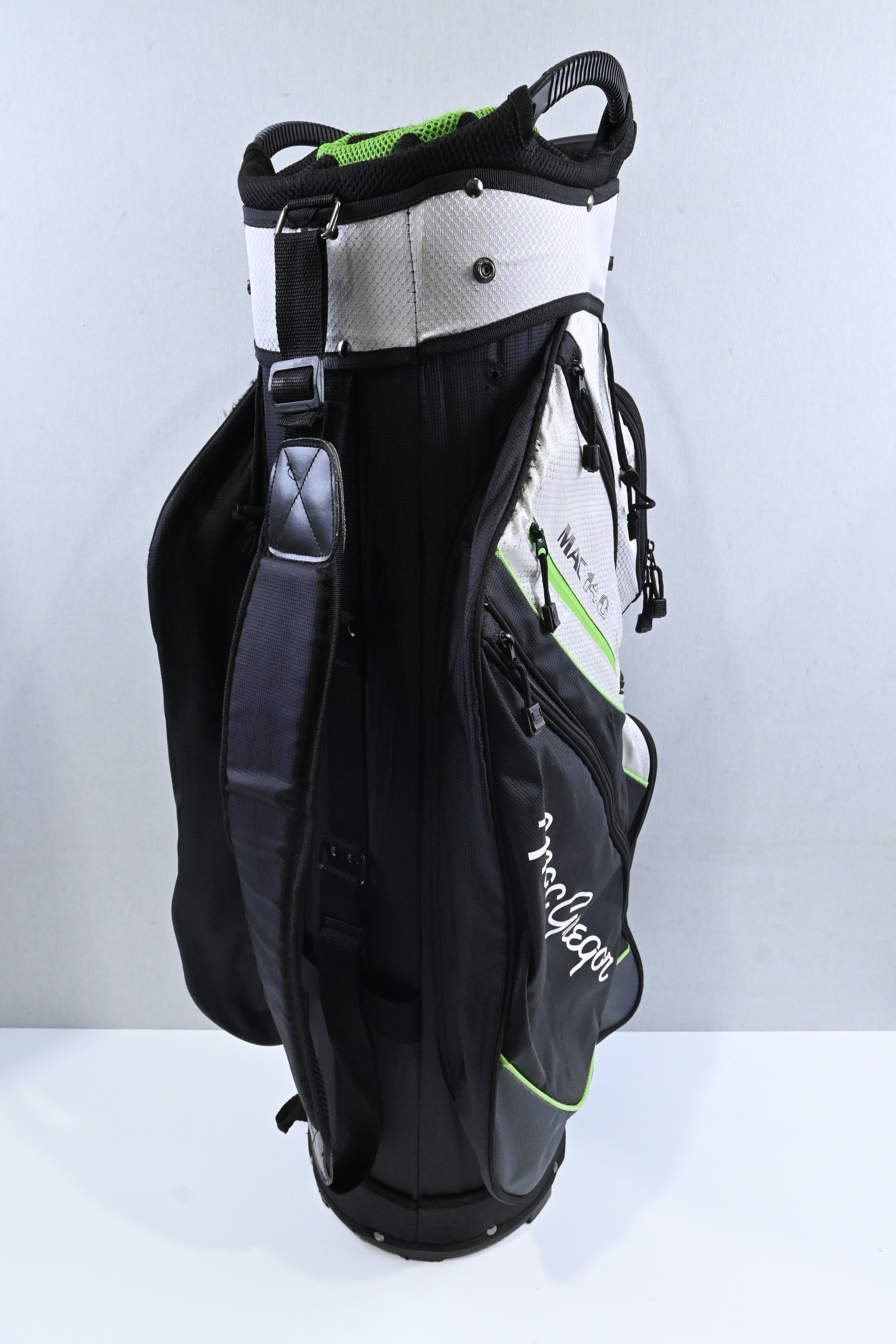 MacGregor Mac 14.0 Cart Bag / 14-Way / Black, White, Green
