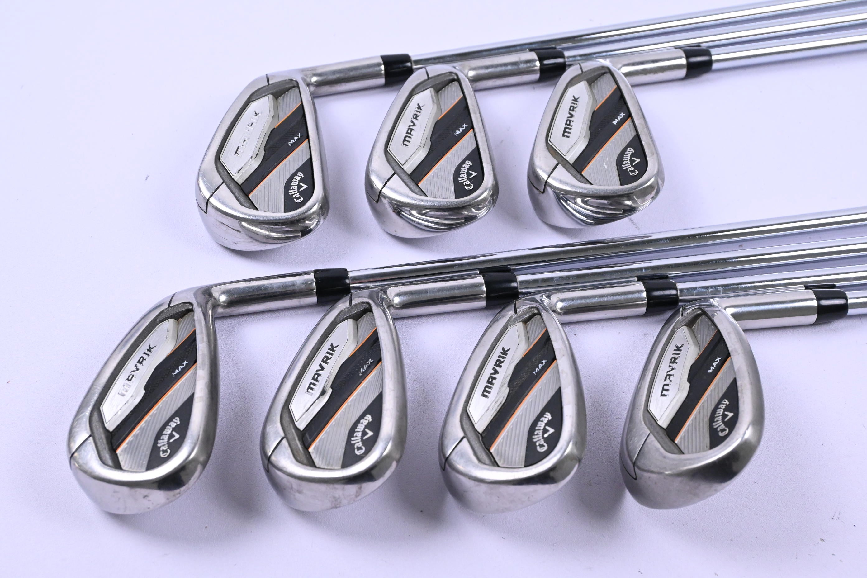 Callaway Mavrik Max Irons / 5-PW+SW / Regular Flex KBS Max 80 Shafts