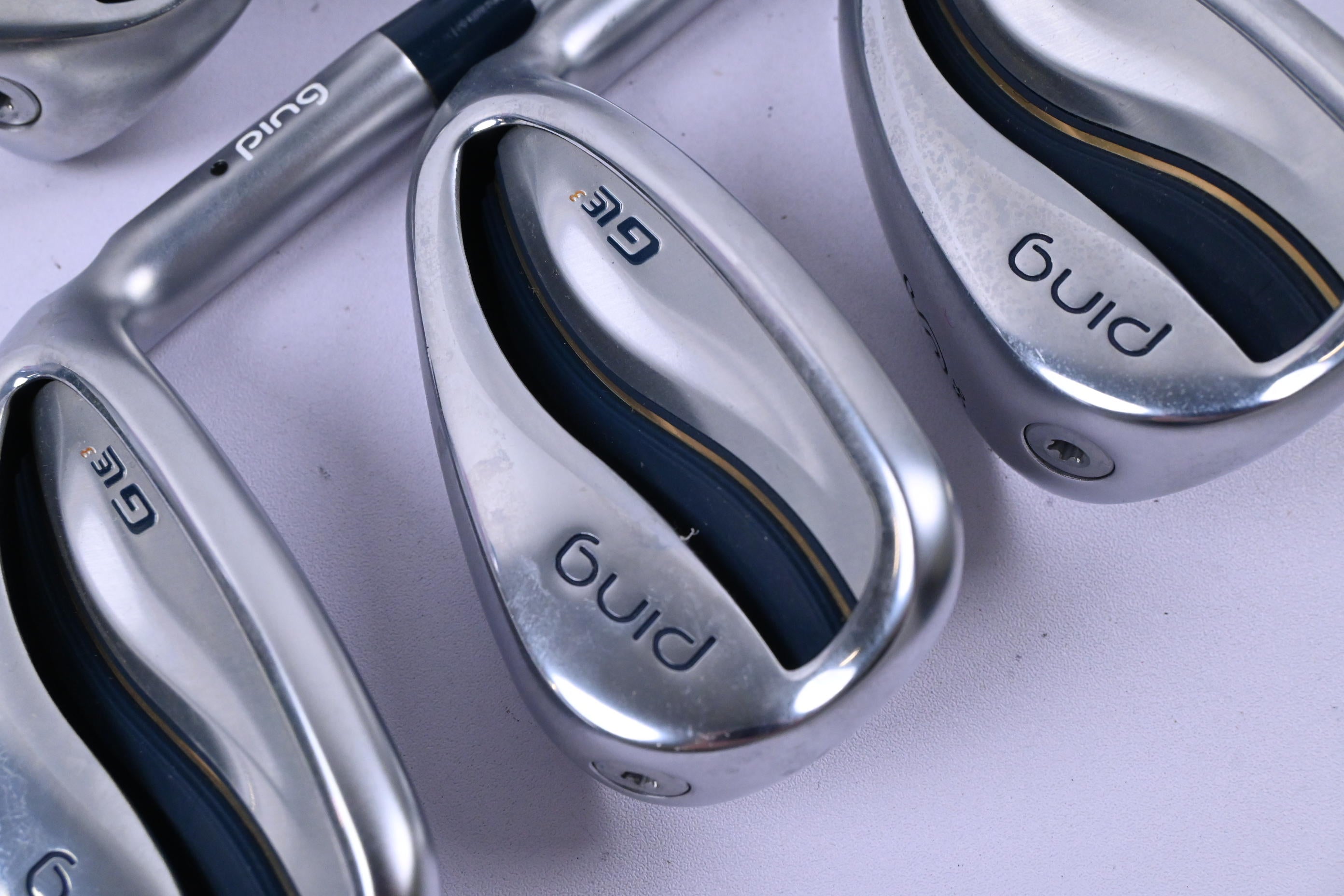 Ladies Ping G Le3 Irons / 7-PW+SW / Black Dot / Ladies Flex Ping ULT 250 Shafts