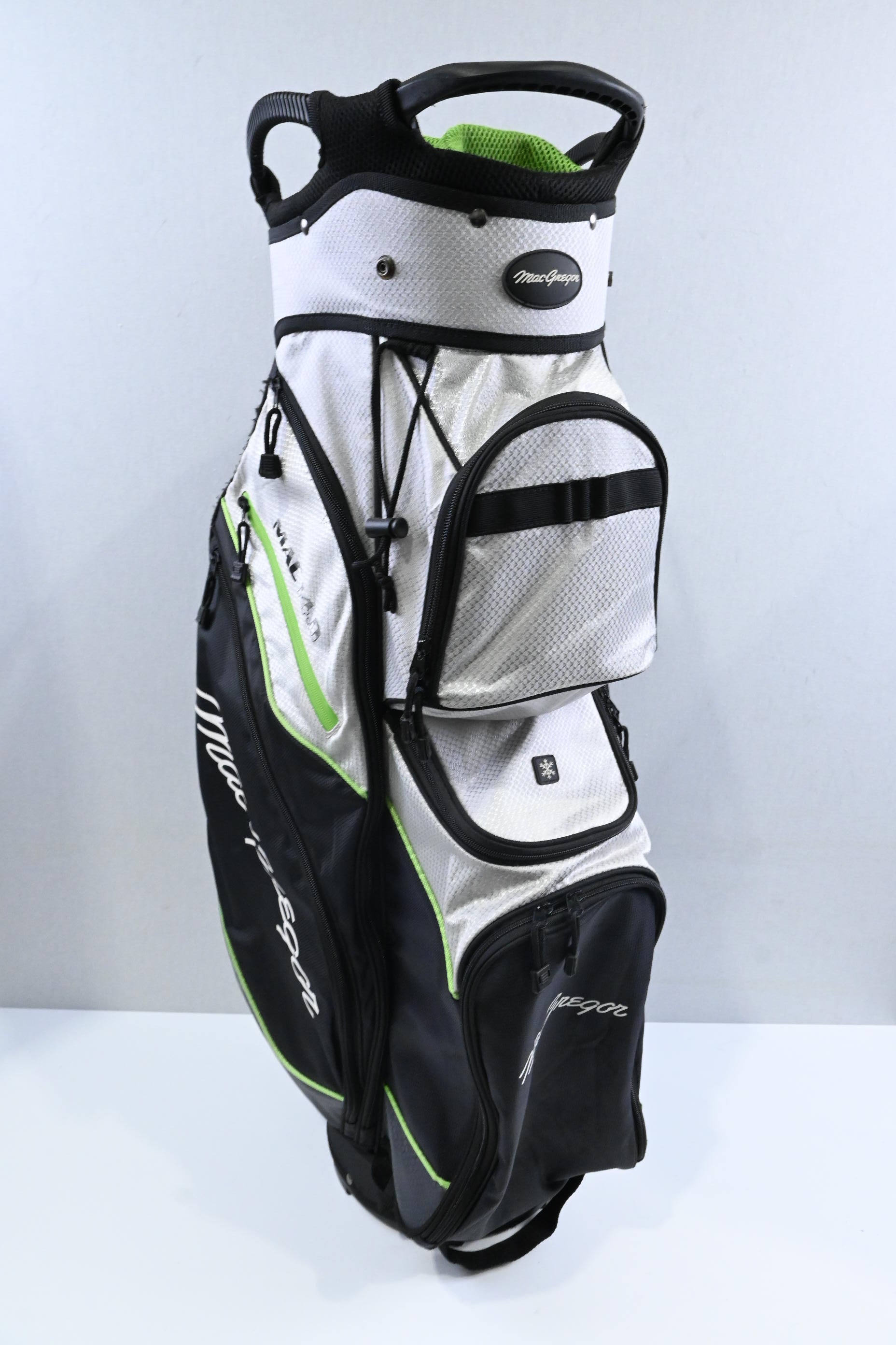 MacGregor Mac 14.0 Cart Bag / 14-Way / Black, White, Green