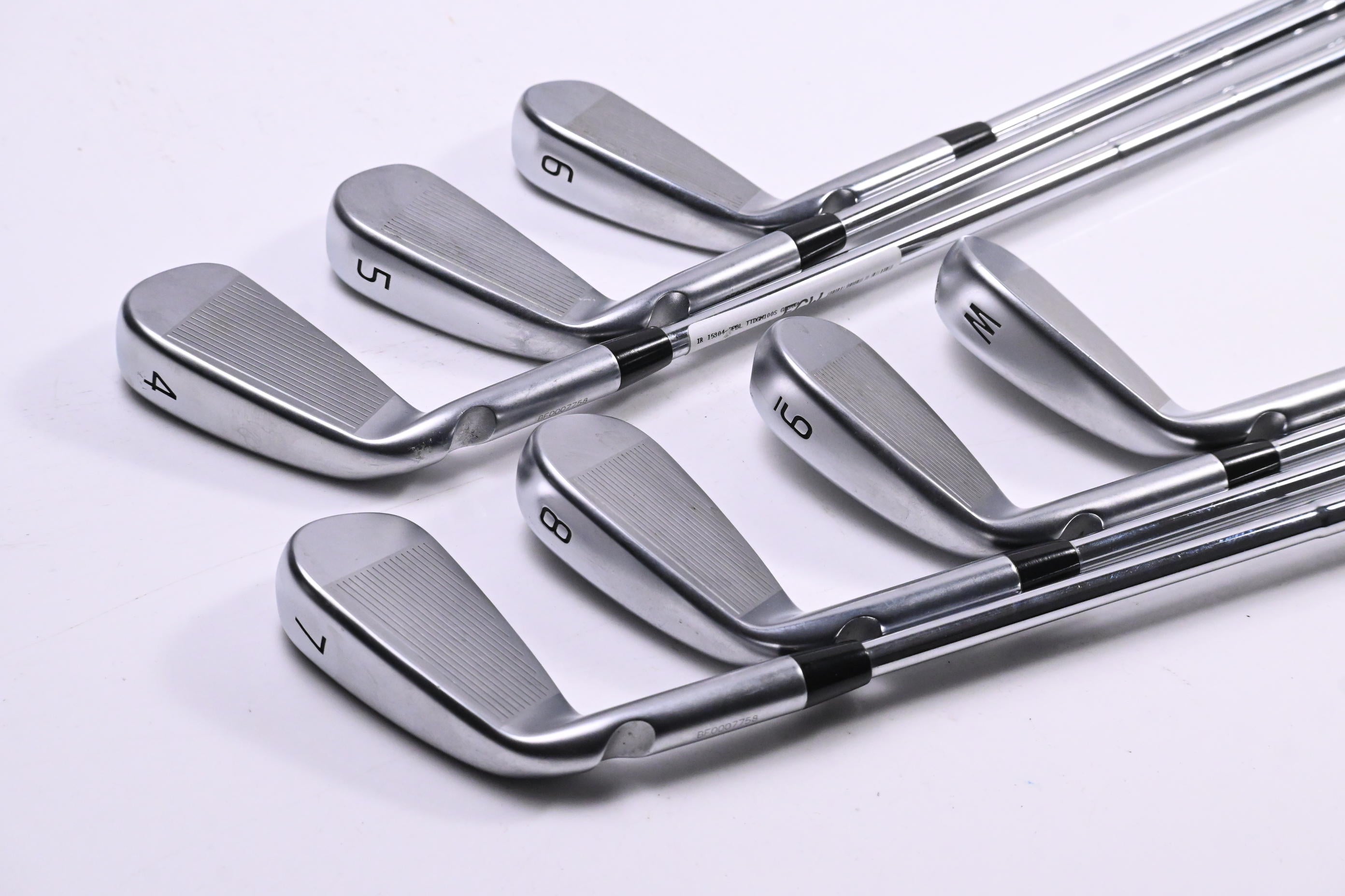 Ping i530 Irons / 4-PW / Blue Dot / Stiff Flex Dynamic Gold Mid 100 S300 Shafts