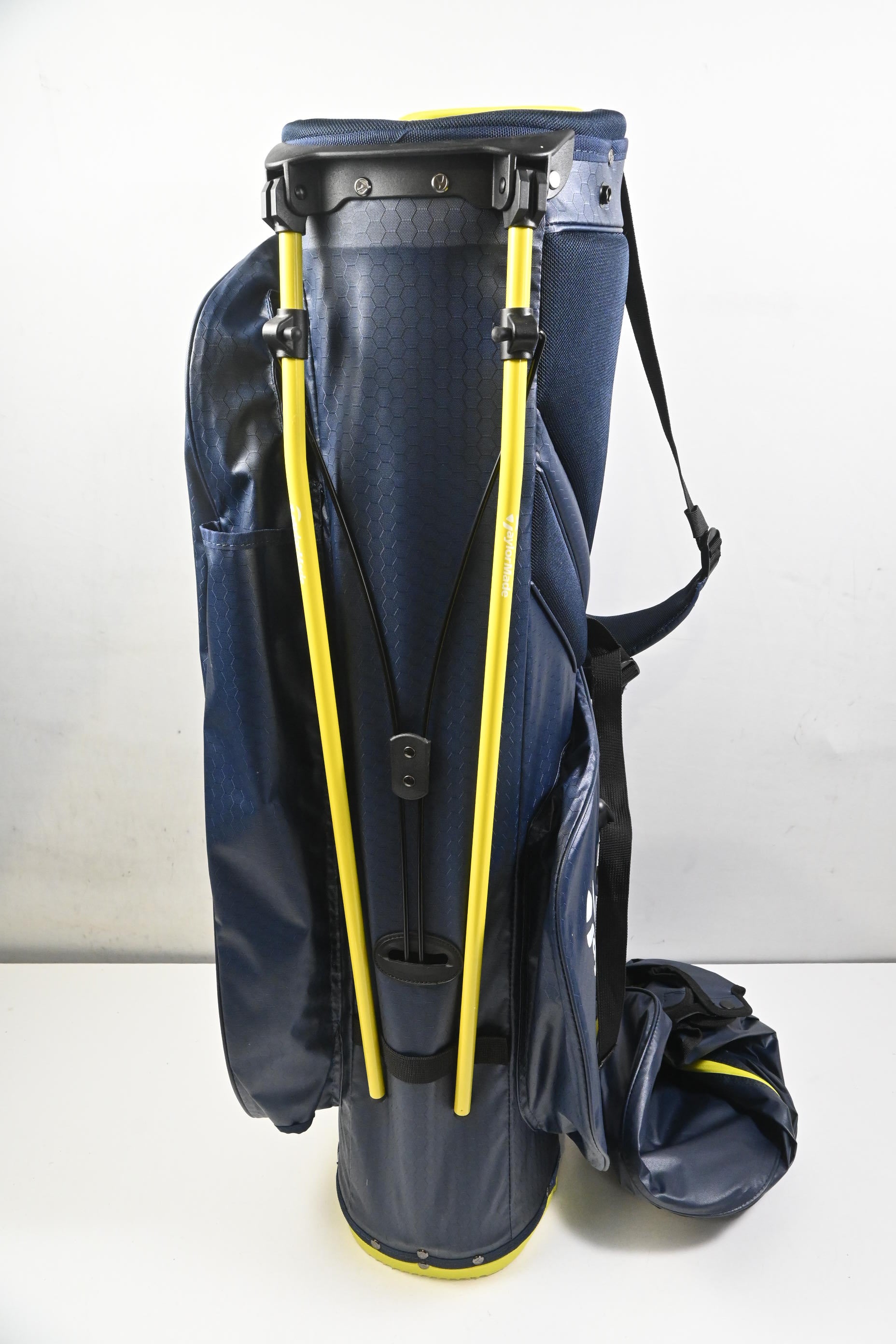 Taylormade Flex Tech Waterproof Stand Bag / 5-Way Divider / Navy, Yellow