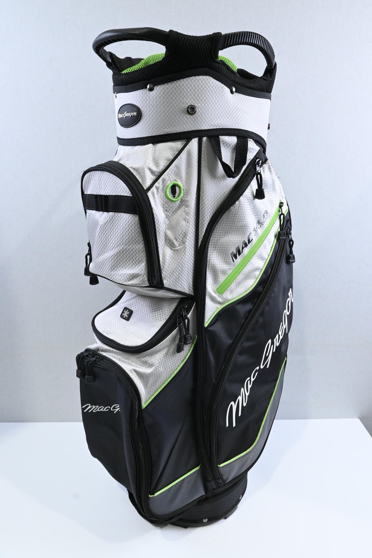 MacGregor Mac 14.0 Cart Bag / 14-Way / Black, White, Green