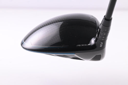 Left Hand Callaway Rogue Driver / 10.5 Degree / Stiff Flex HZRDUS Smoke Yellow