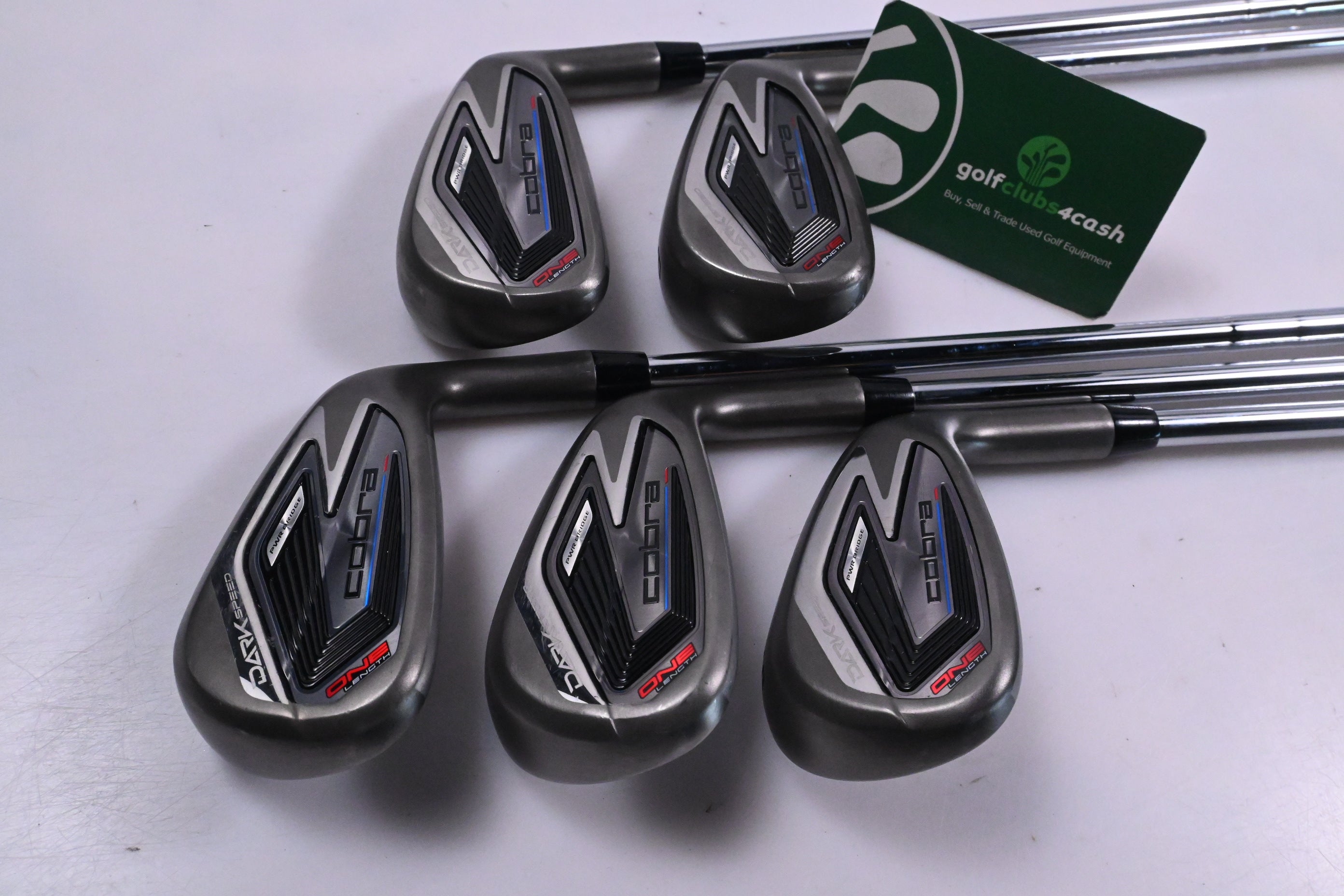 Cobra Darkspeed One Length Irons / 7-PW+GW / Regular Flex KBS Tour Lite Shafts