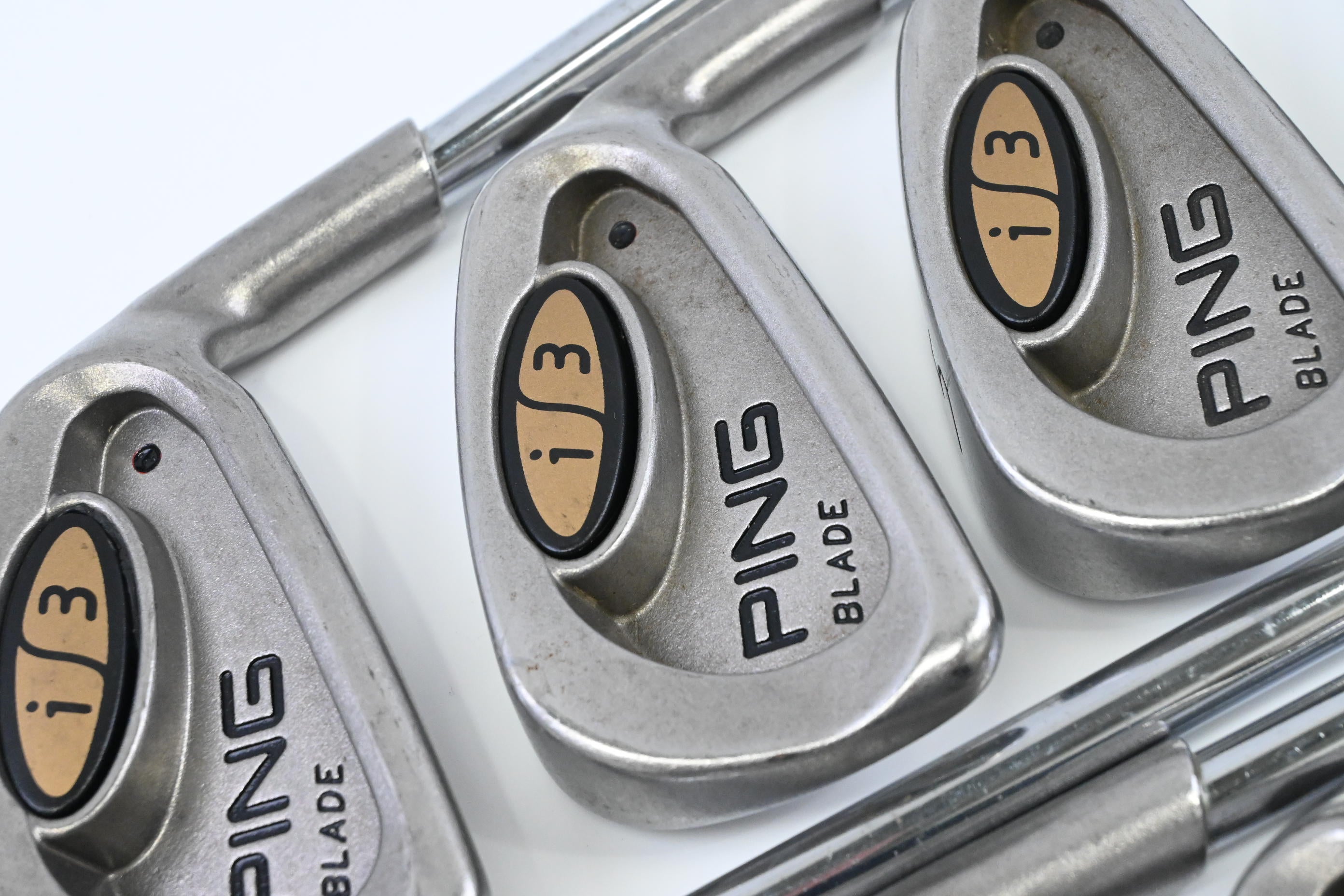 Ping i3 Irons / 3-PW+SW / Black Dot / Stiff Flex Cushin JZ Shaft