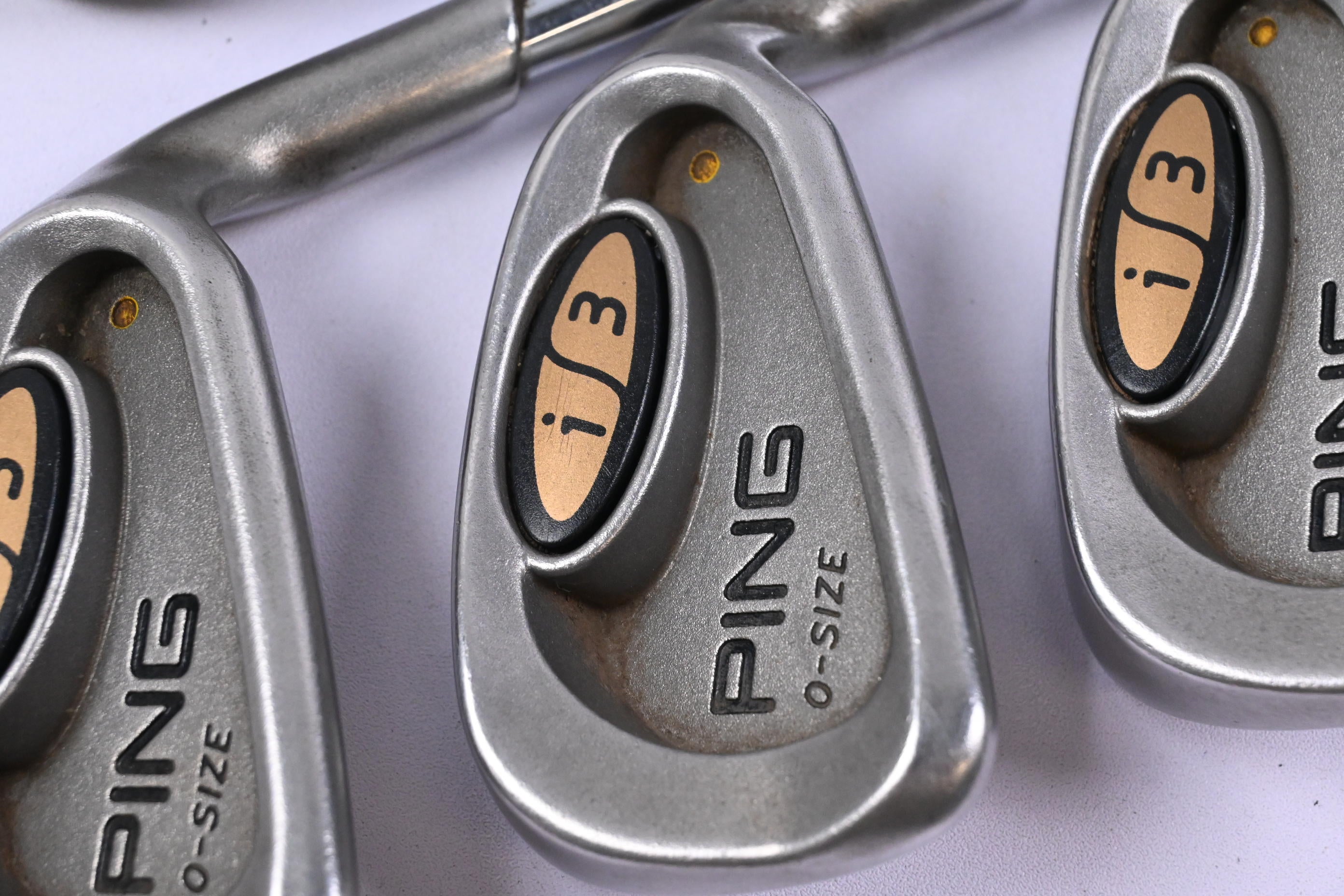Ping i3 O-Size Irons / 3-PW+SW / Gold Dot / Regular Flex Ping JZ Shafts