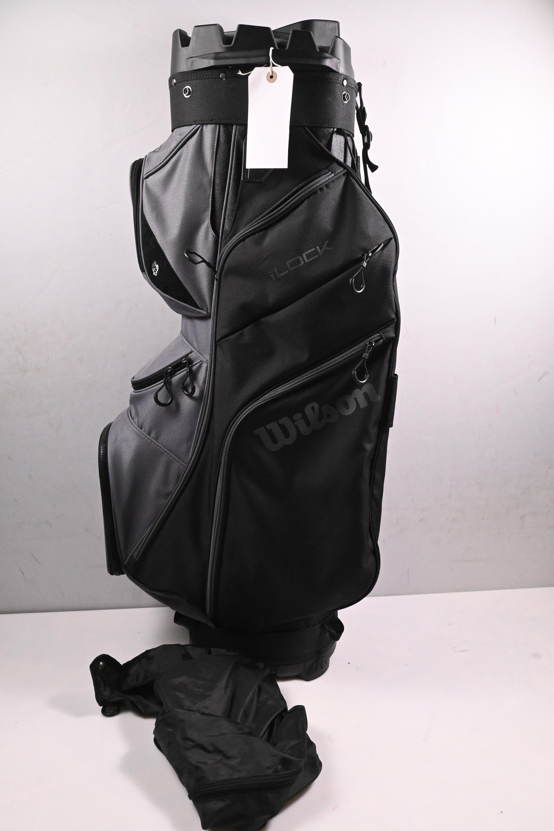 Wilson I-Lock Cart Bag / 14-Way Divider / Black, Grey