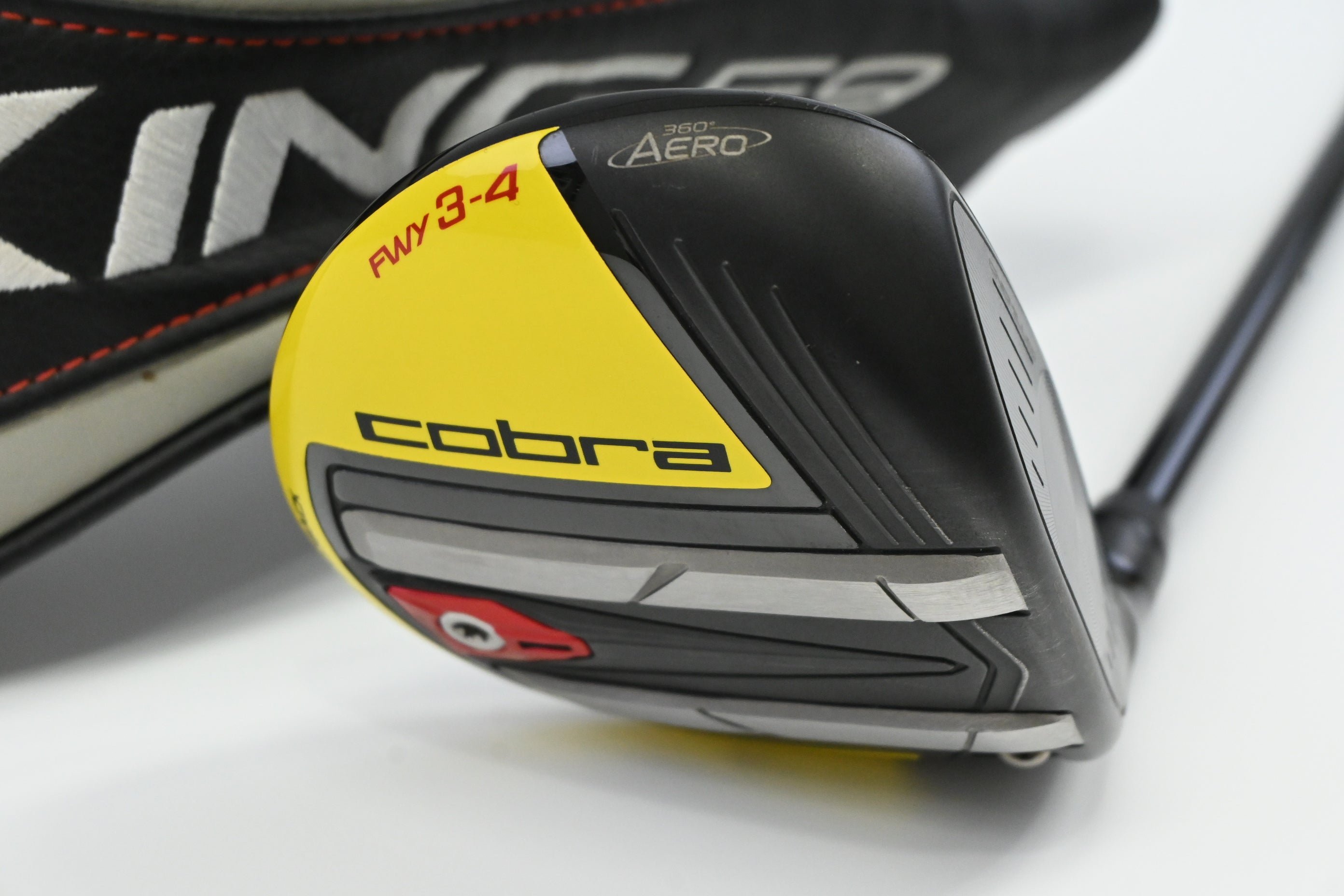 Cobra King F9 #3-4 Wood / 14.5 Degree / Stiff Flex Fujikura Atmos Blue 7 Shaft