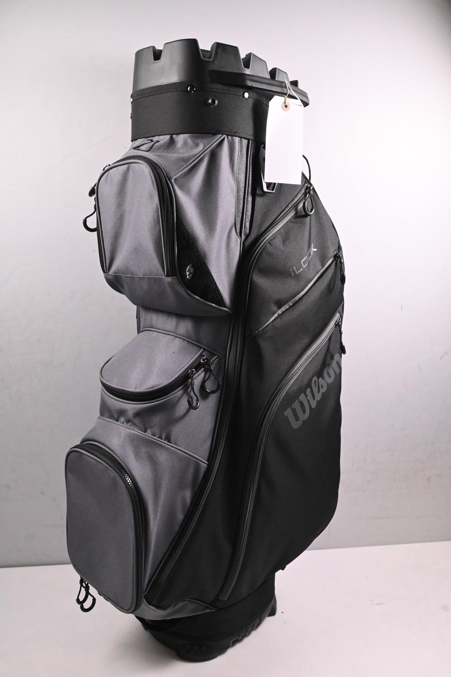 Wilson I-Lock Cart Bag / 14-Way Divider / Black, Grey
