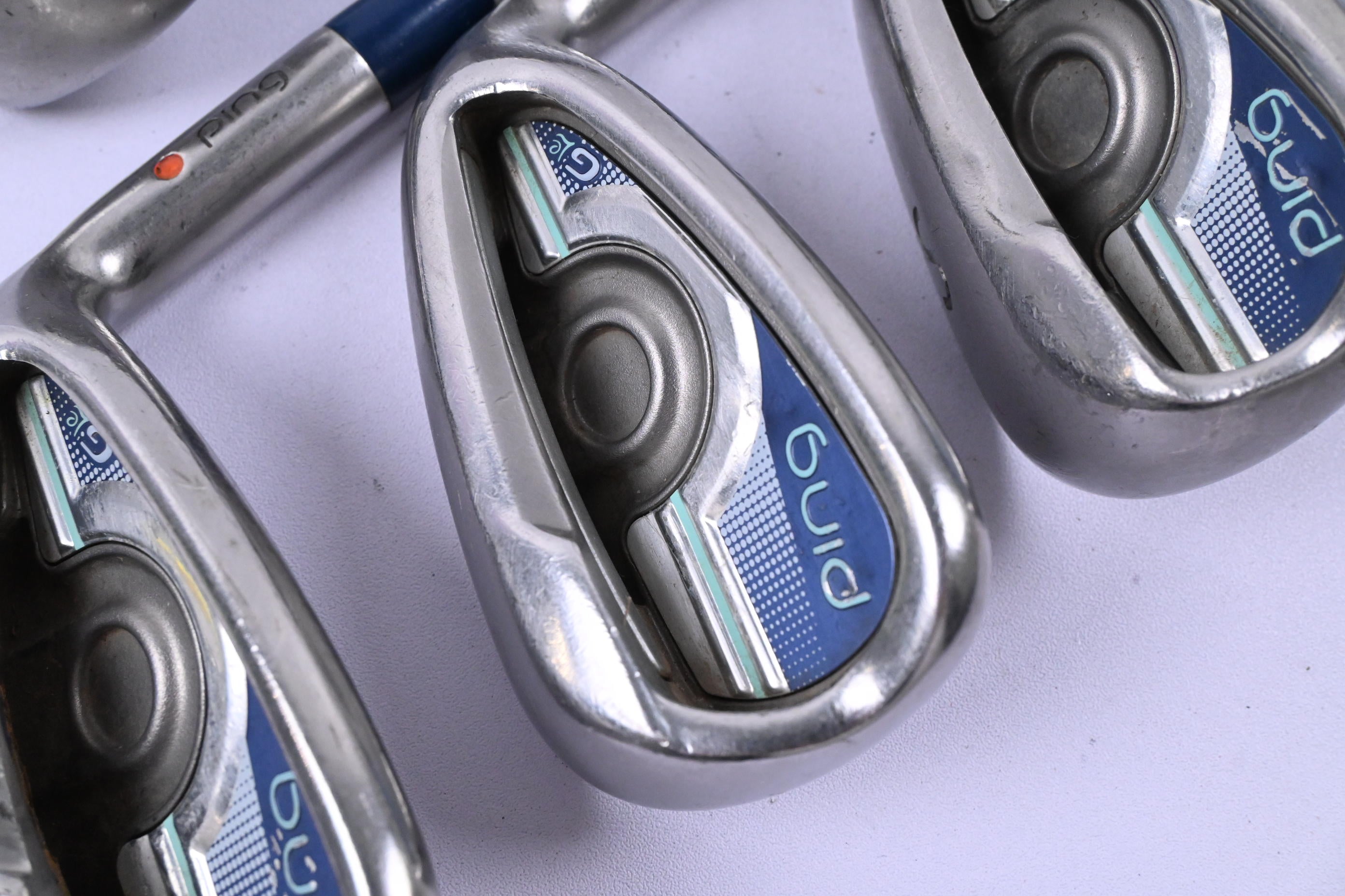Ladies Ping G Le Irons / 7-PW+SW / Orange Dot / Ladies Flex Ping ULT 230 Shafts