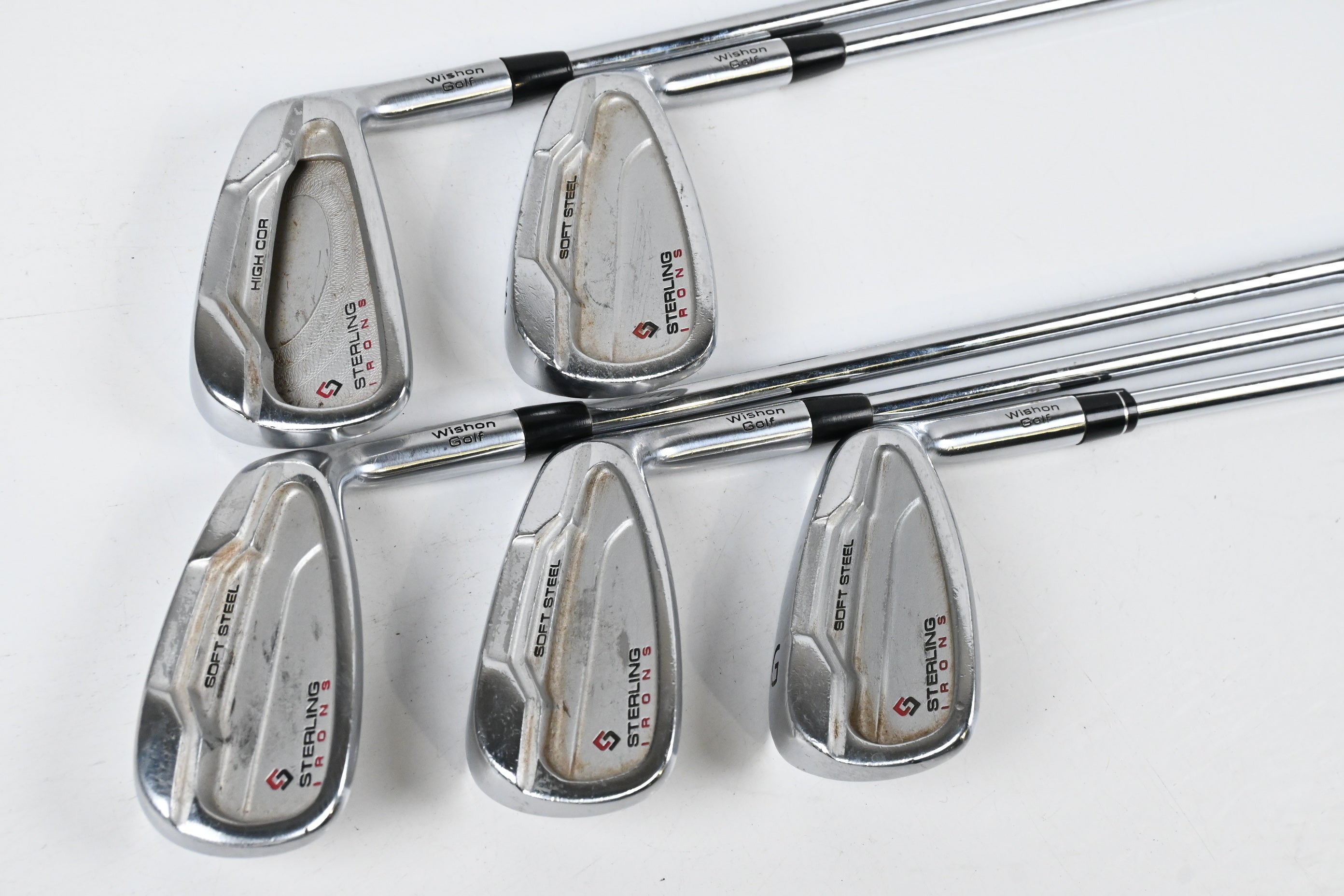 Stirling High Core Irons / 7-PW+GW / Regular Flex Wishon Shafts