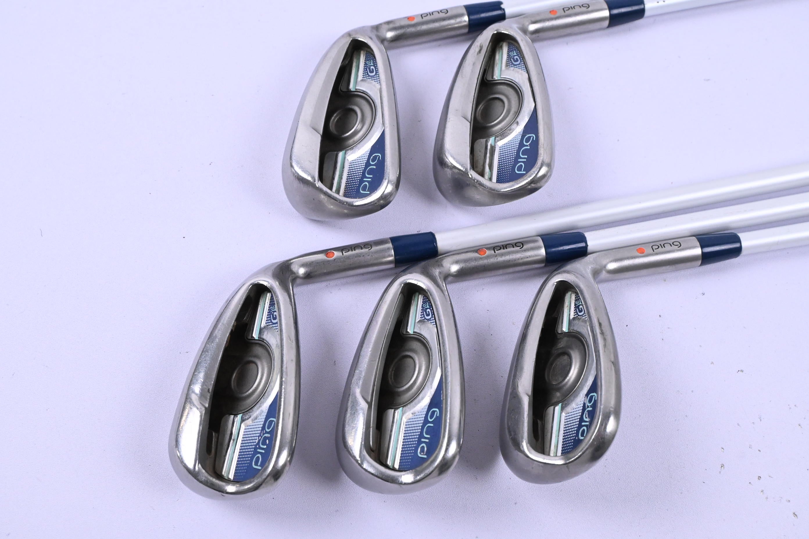 Ladies Ping G Le Irons / 7-PW+SW / Orange Dot / Ladies Flex Ping ULT 230 Shafts