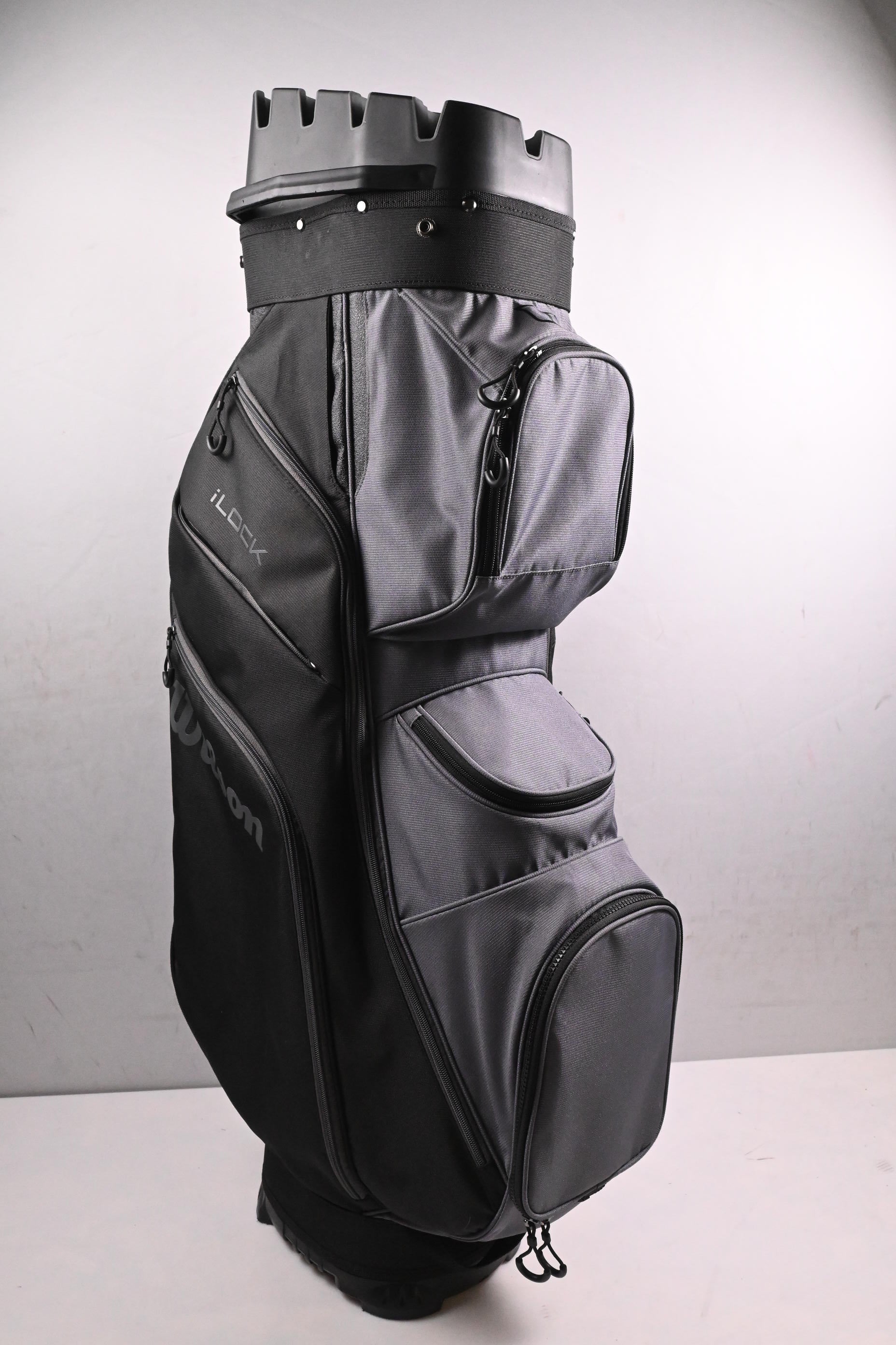 Wilson I-Lock Cart Bag / 14-Way Divider / Black, Grey