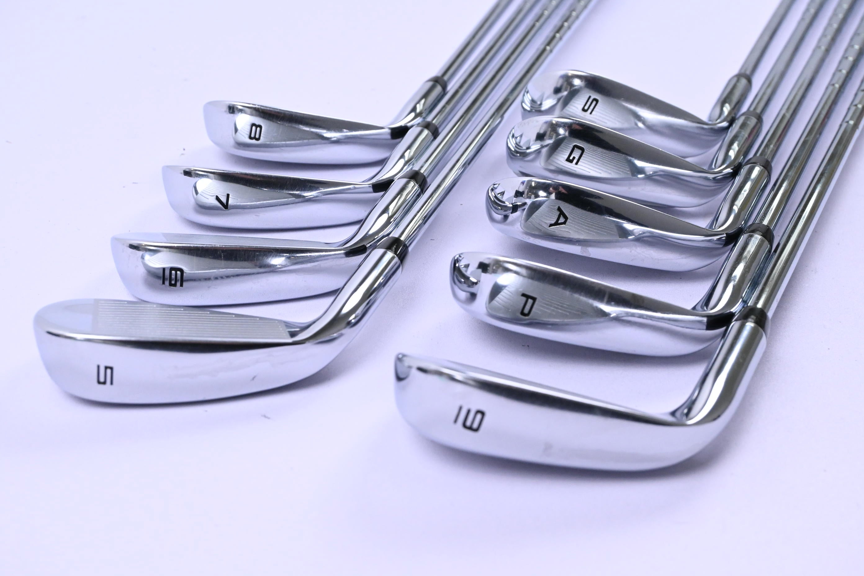 Callaway Elyte X Irons / 5-PW+AW+GW+SW / Regular Flex Vector 80 Shafts