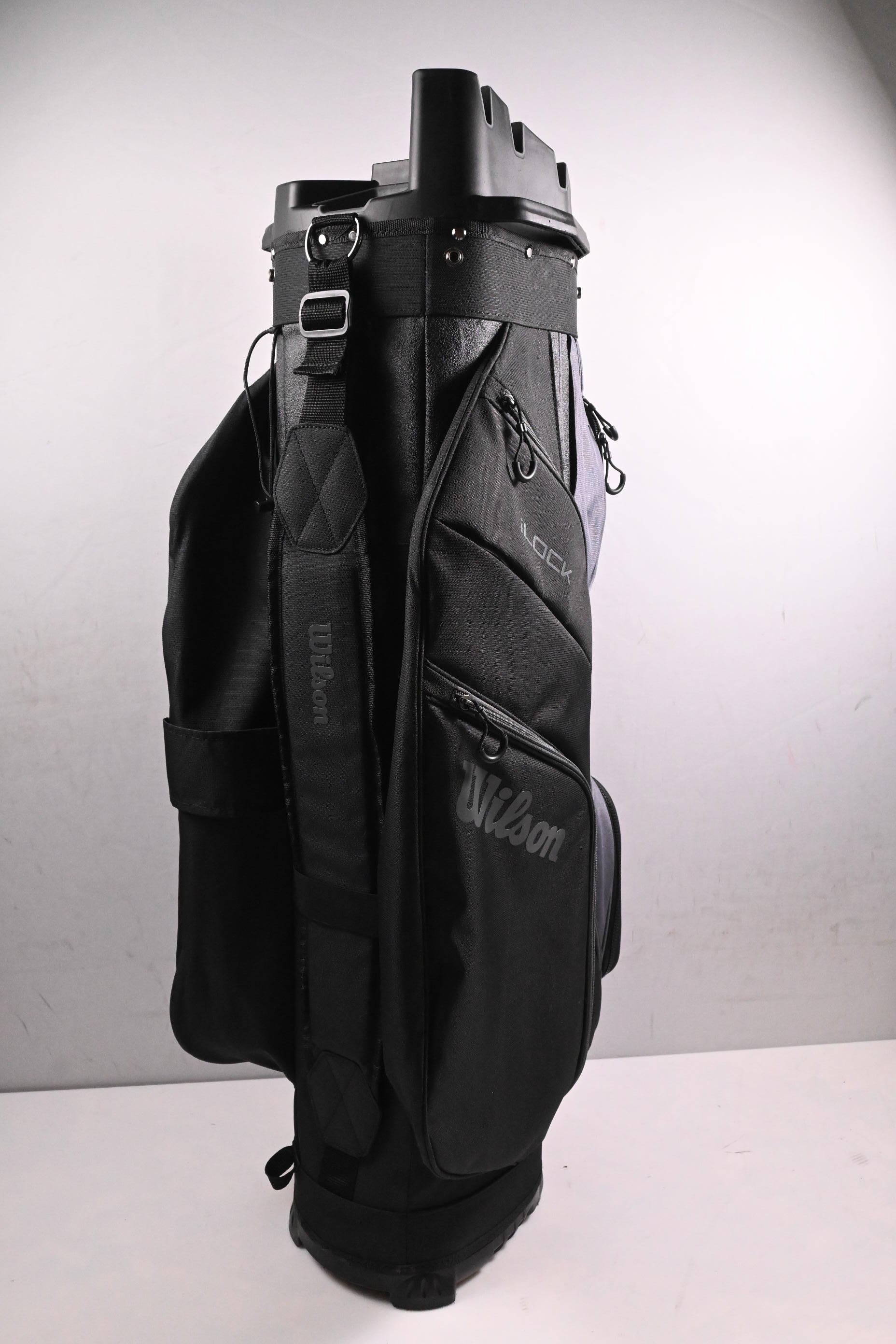 Wilson I-Lock Cart Bag / 14-Way Divider / Black, Grey