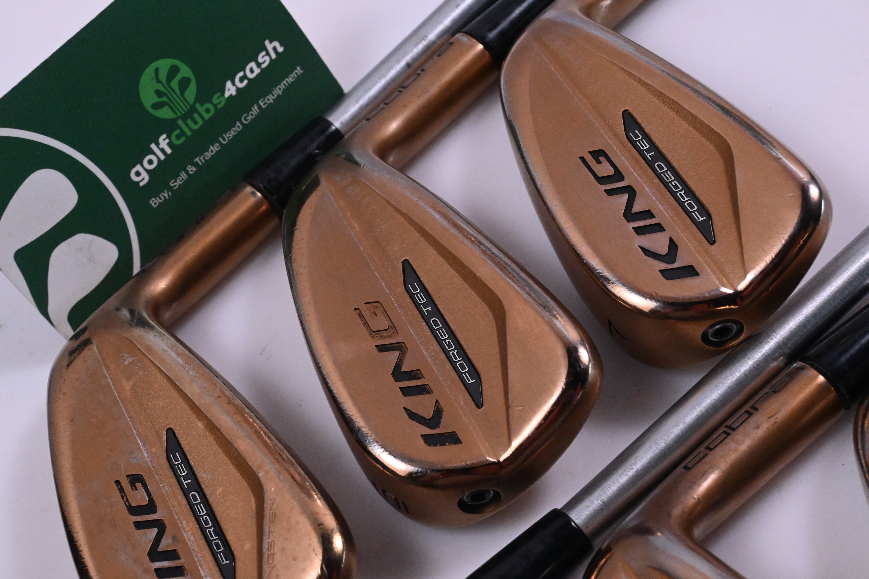 Cobra King Forged Tec Copper Irons / 5-PW / X-Flex KBS Tour C-Taper 130 Shafts
