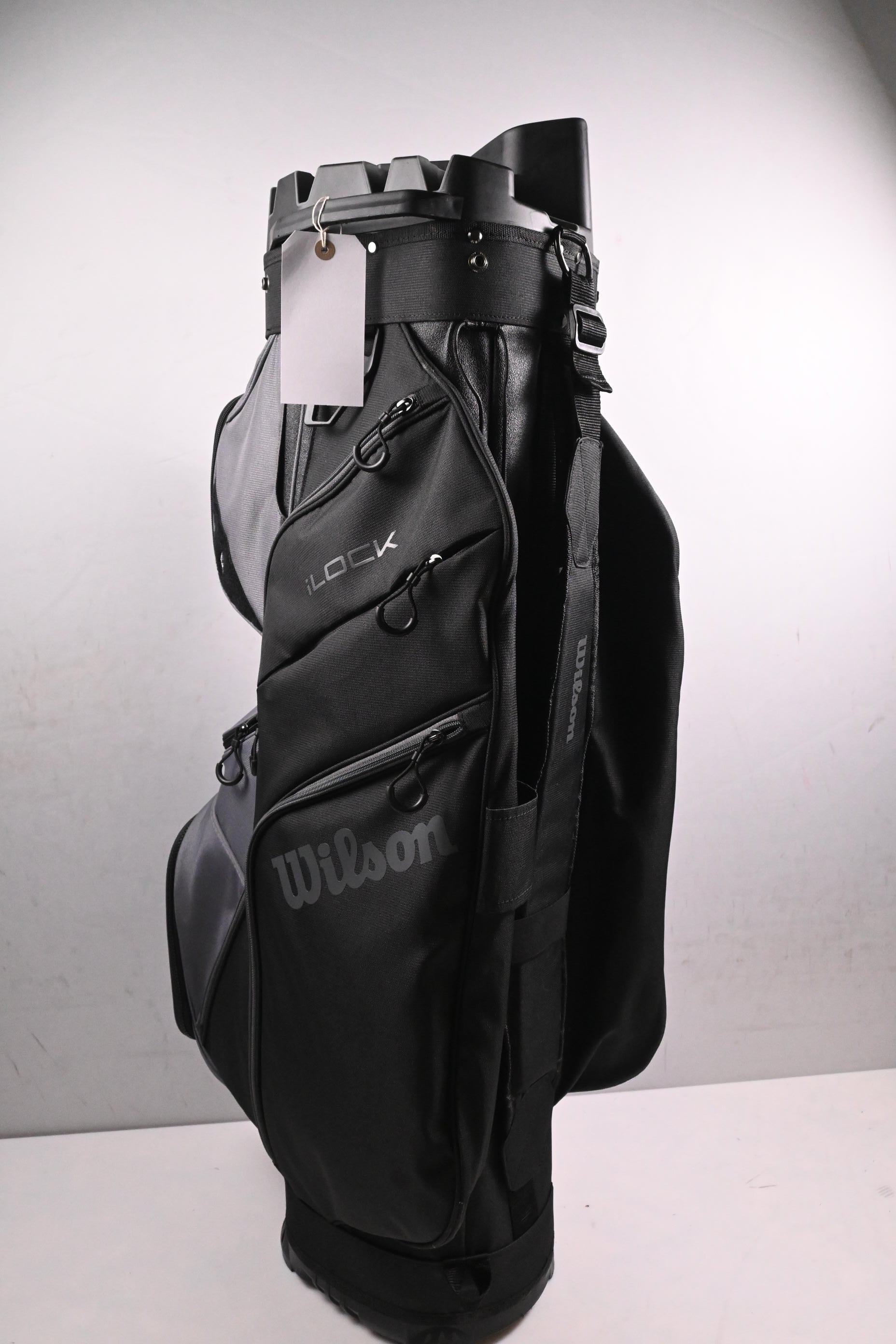 Wilson I-Lock Cart Bag / 14-Way Divider / Black, Grey