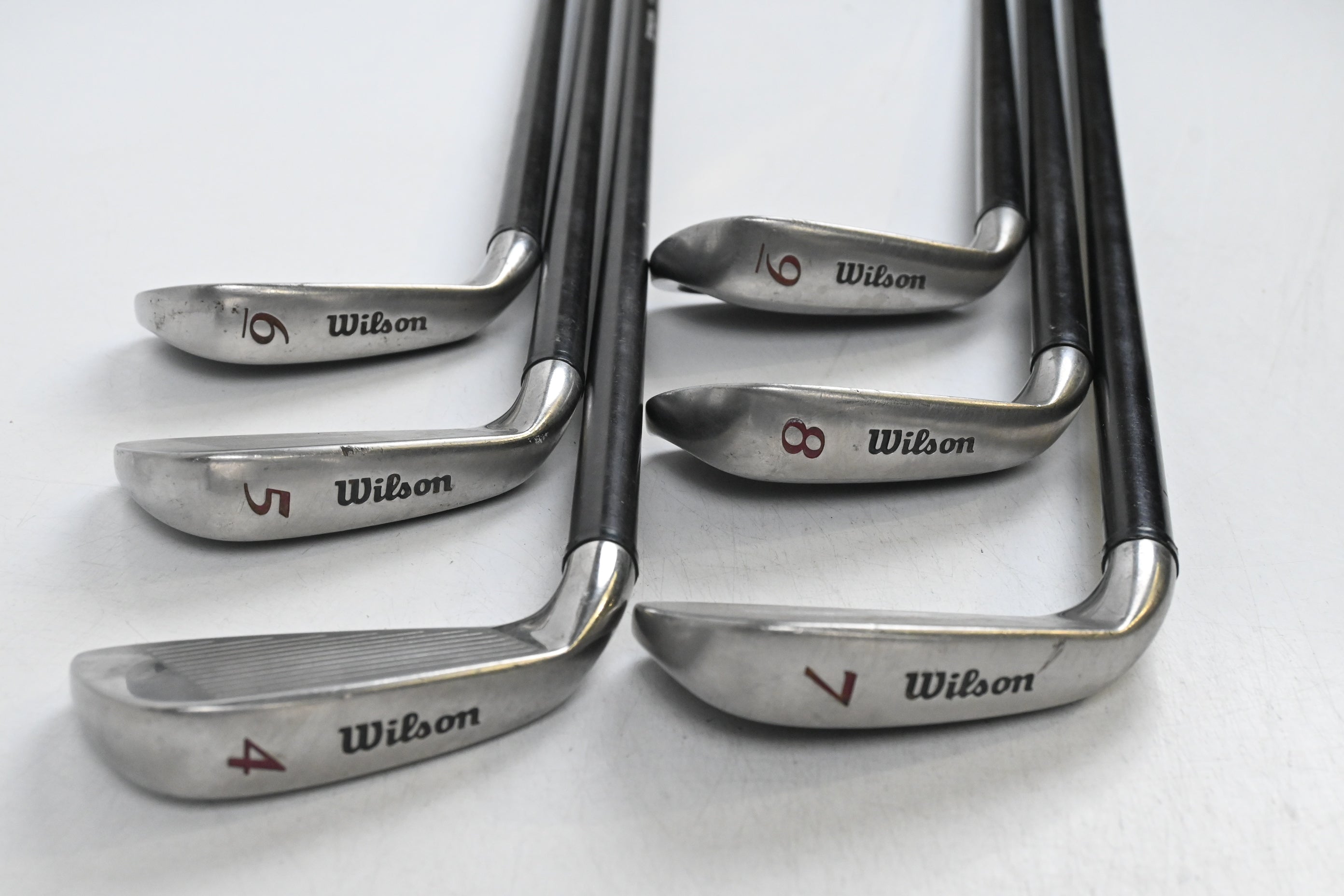 Wilson Deep Red Irons / 4-9i / Regular Flex Wilson Fat Shaft Shafts