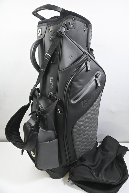 Motocaddy Elite Flex Stand Bag / 14-Way Divider / Black, Grey