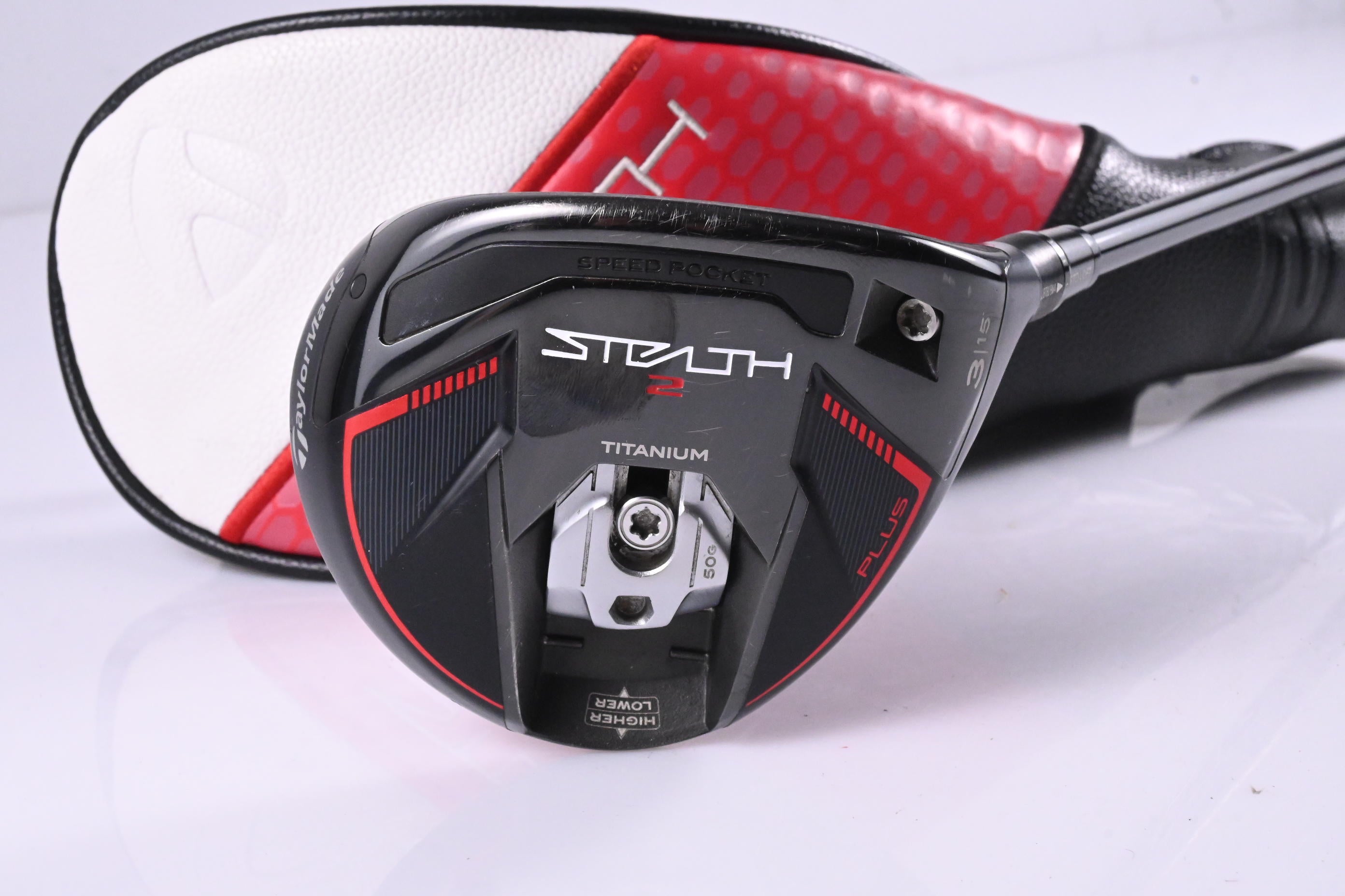 Taylormade Stealth 2 Plus #3 Wood / 15 Degree / Stiff Flex Kai'li Red 75 Shaft