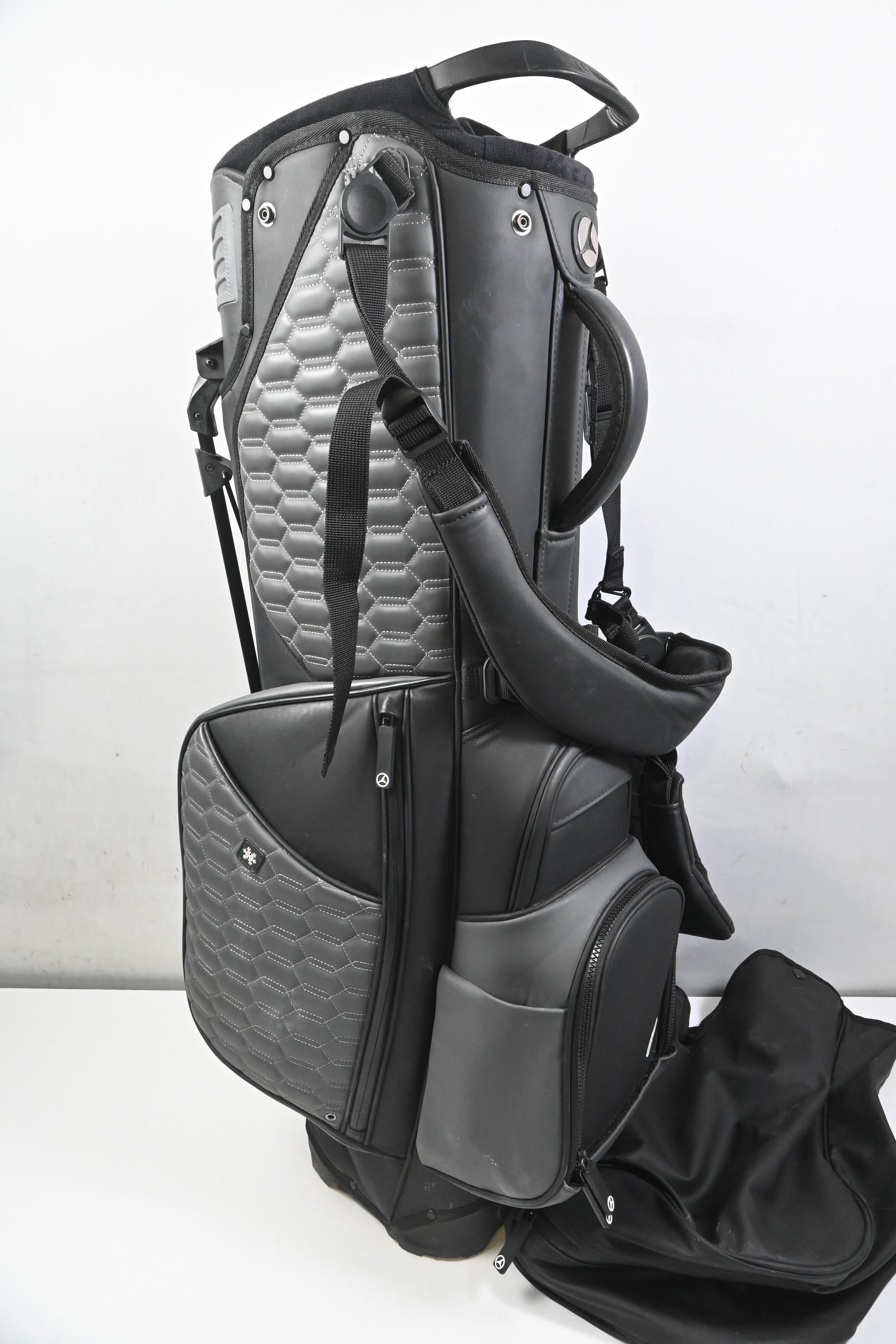 Motocaddy Elite Flex Stand Bag / 14-Way Divider / Black, Grey