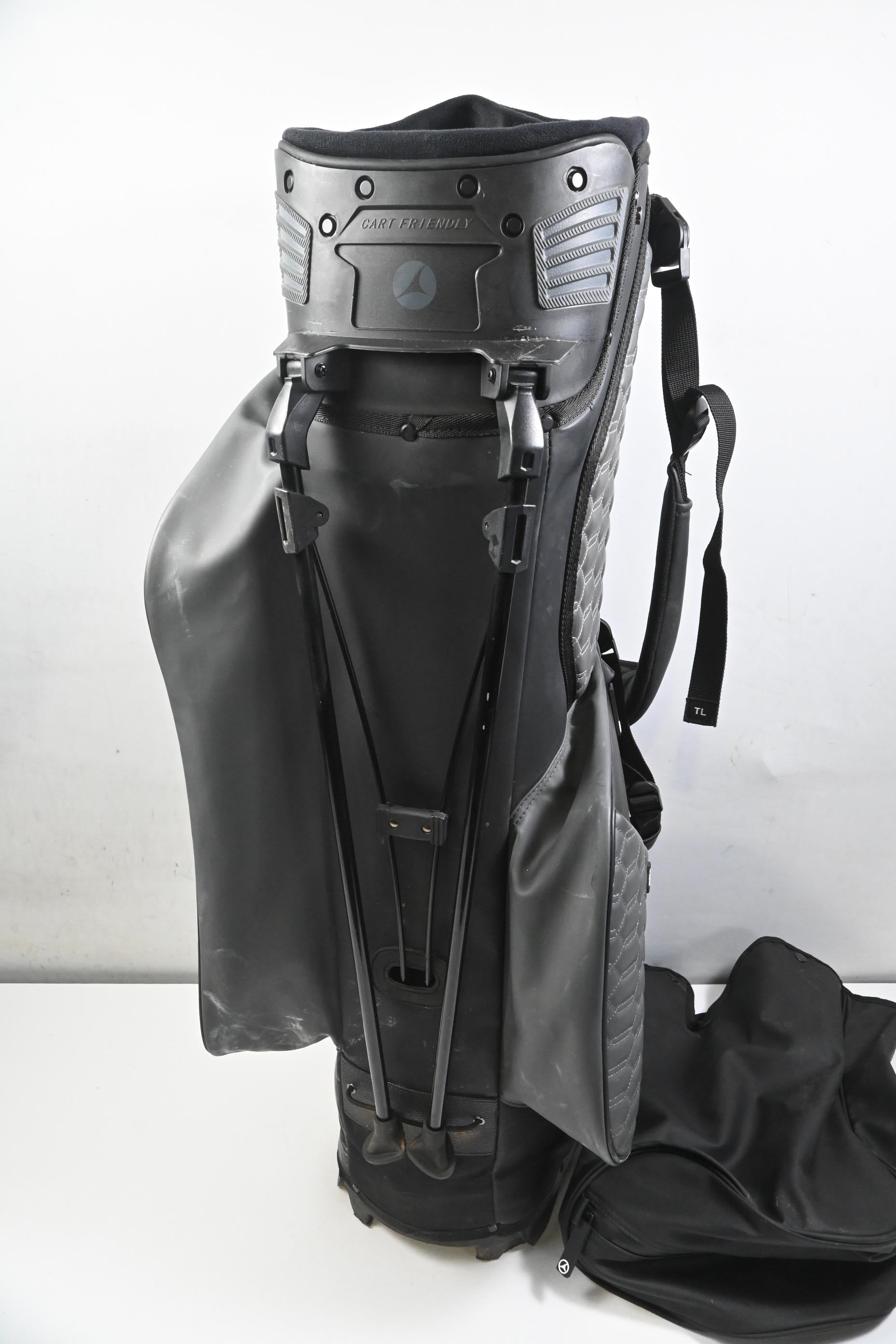 Motocaddy Elite Flex Stand Bag / 14-Way Divider / Black, Grey