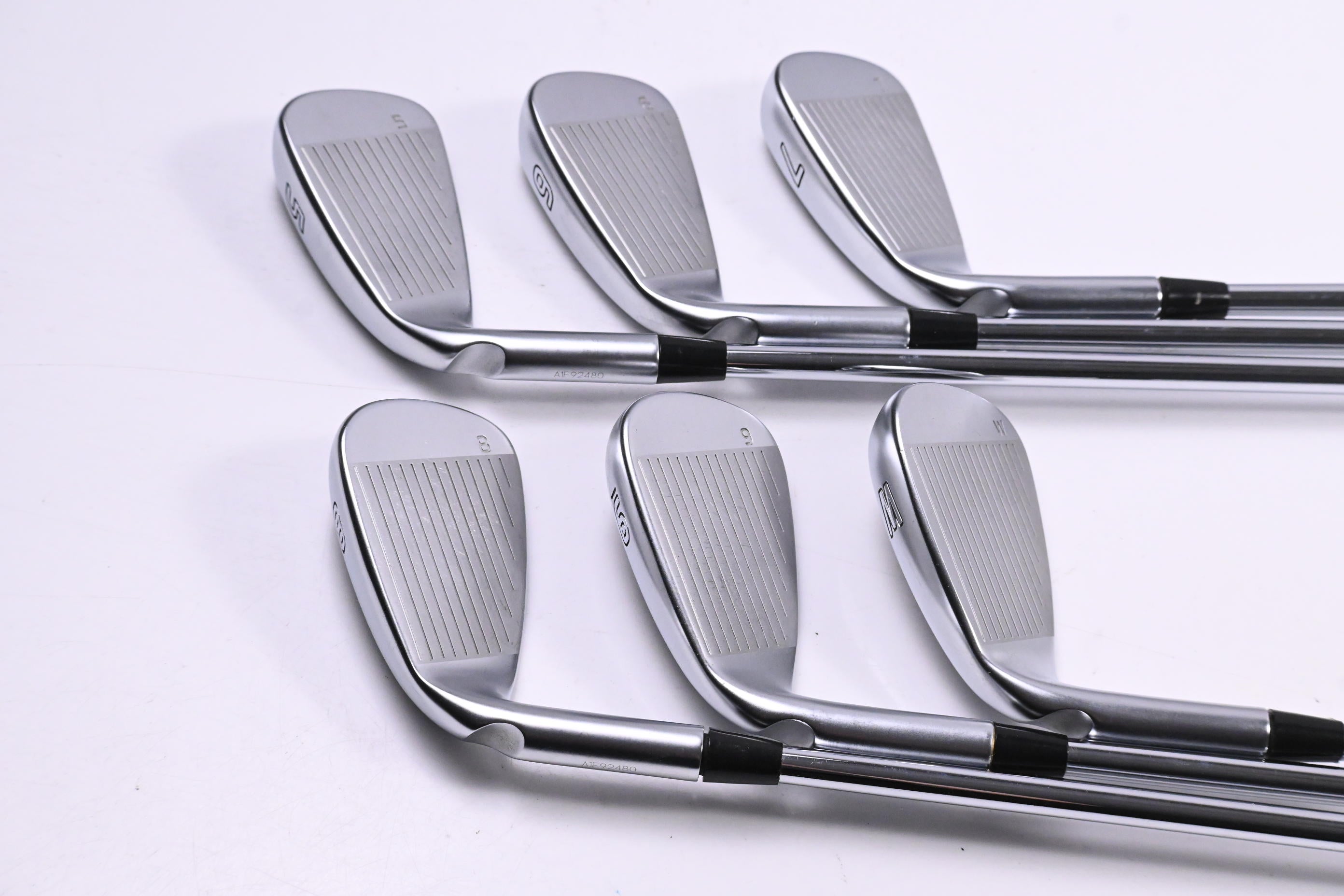 Ping G410 Irons / 5-PW / Blue Dot / Regular Flex Ping AWT 2.0 Shafts