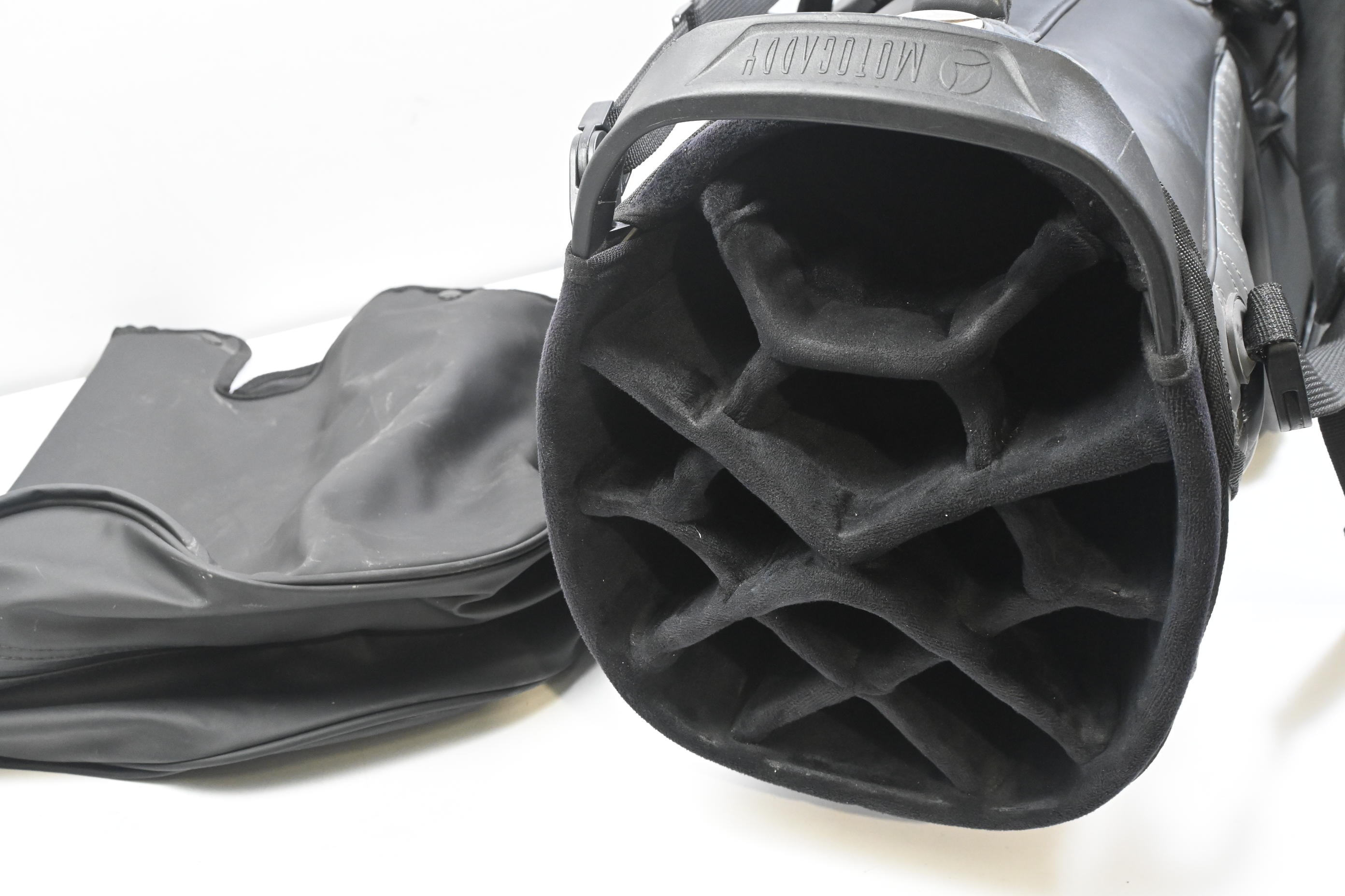 Motocaddy Elite Flex Stand Bag / 14-Way Divider / Black, Grey