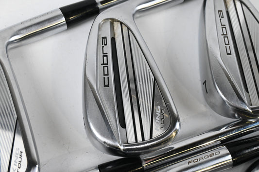 Cobra King Tour 2023 Irons / 5-PW / Stiff Flex KBS S-Taper 120 Shafts