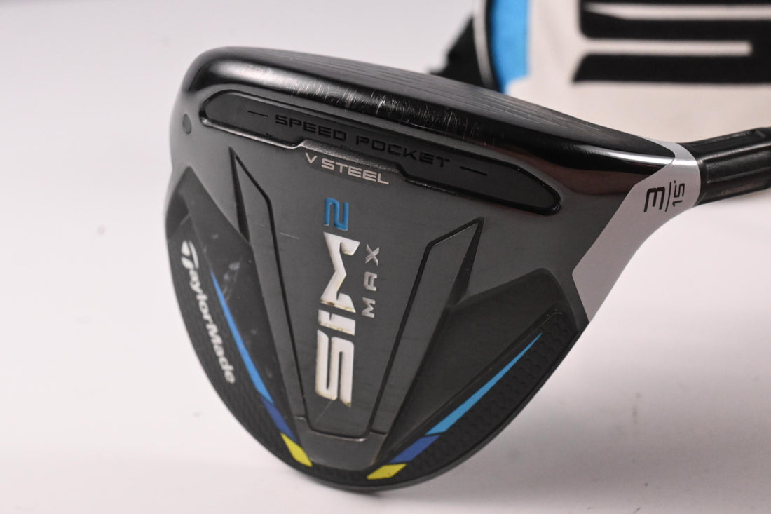 Taylormade SIM2 Max #3 Wood / 15 Degree / Regular Flex Ventus Blue 5 Shaft