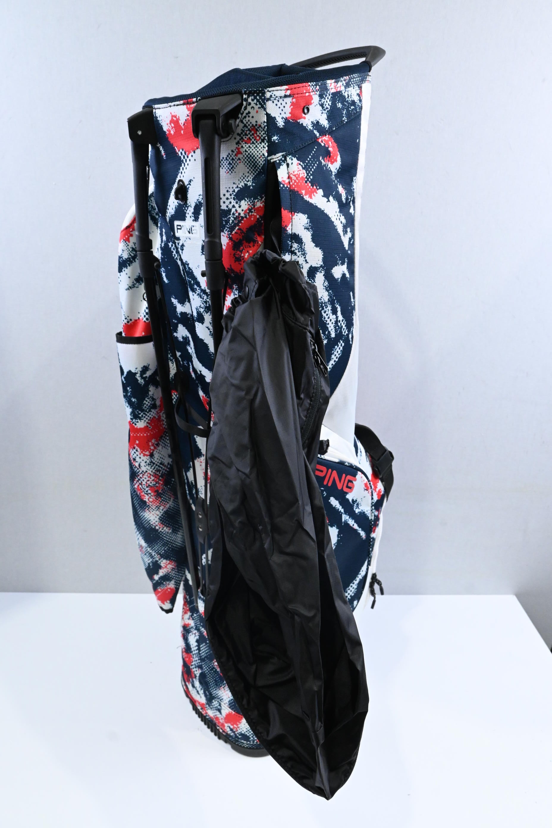 Ping Hoofer Stand Bag / 4-Way / Blue, White, Red