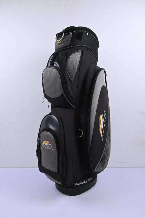 Powakaddy Cart Bag / 7-Way Divider / Black & Grey