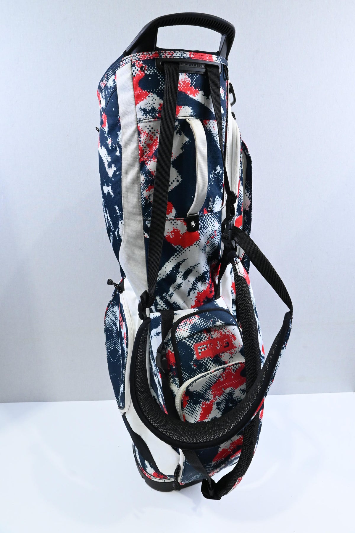 Ping Hoofer Stand Bag / 4-Way / Blue, White, Red