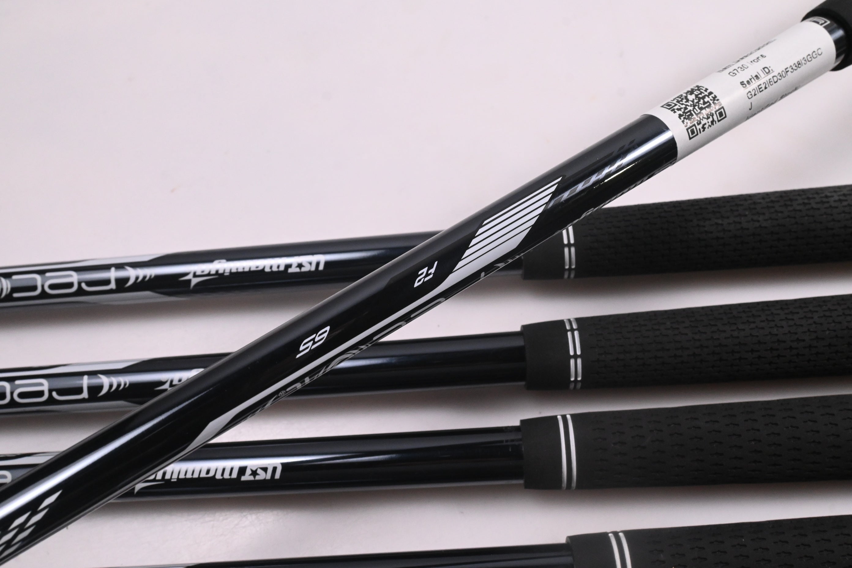 Ping G730 Irons / 5-PW+GW+50° / Green Dot / Senior Flex UST Recoil Dart 65