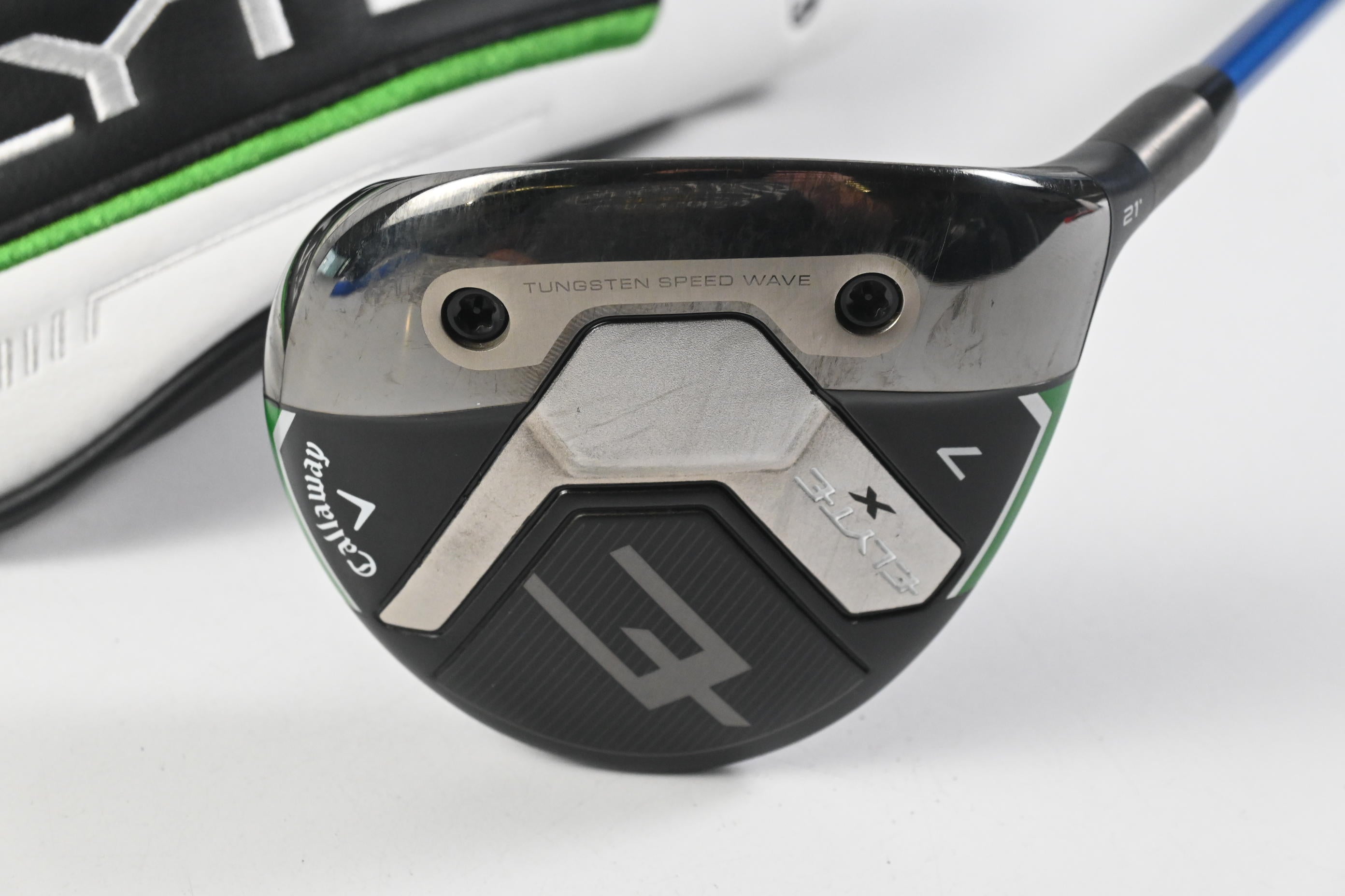 Callaway Elyte X #7 Wood / 21 Degree / Senior Flex Accra GX Blue 100 Shaft