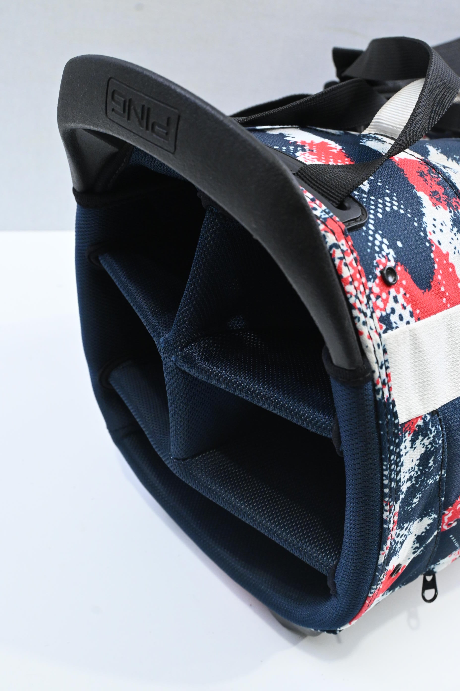 Ping Hoofer Stand Bag / 4-Way / Blue, White, Red