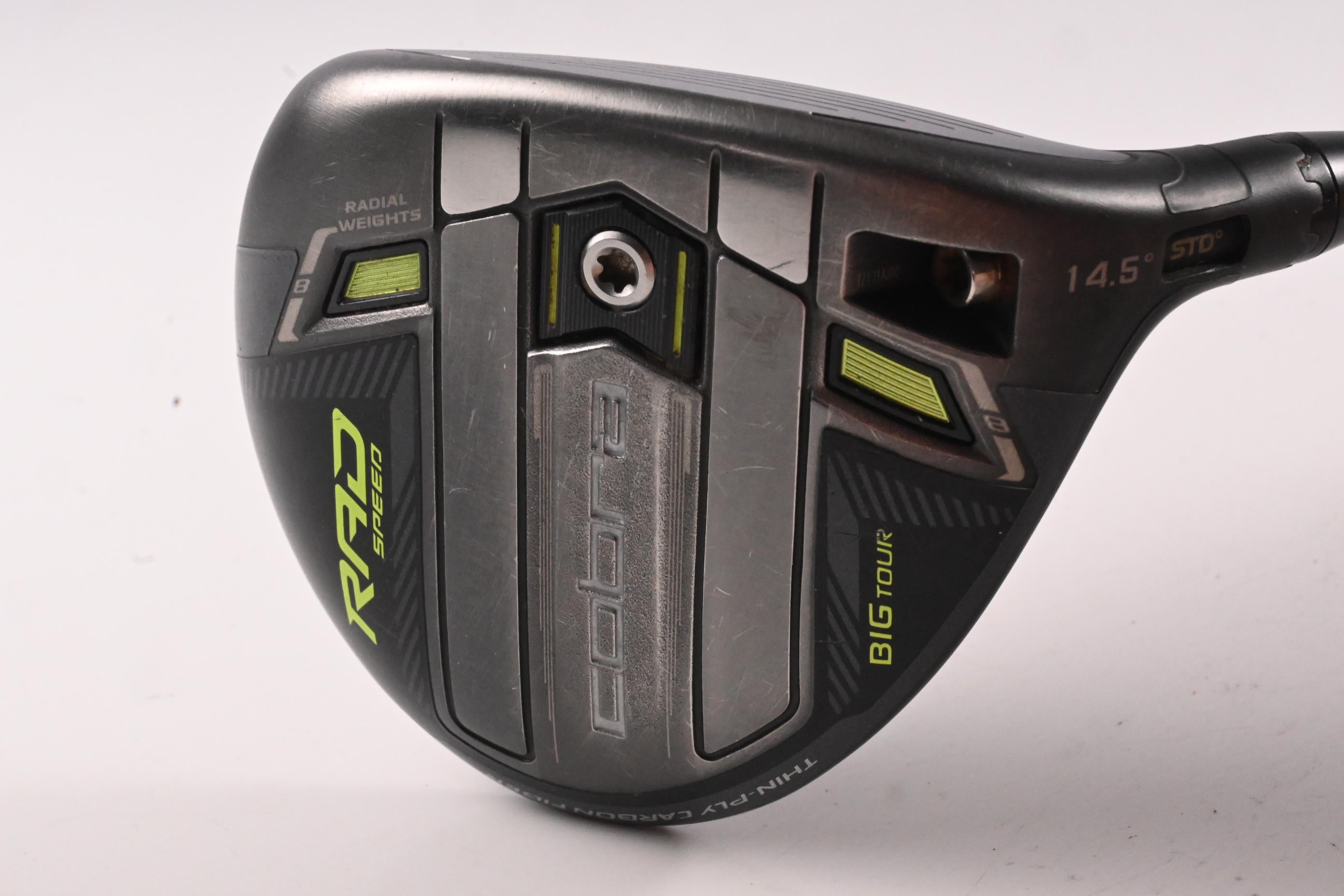 Cobra King Radspeed #3 Wood / 14.5 Degree / Stiff Flex HZRDUS Blue 70 Shaft