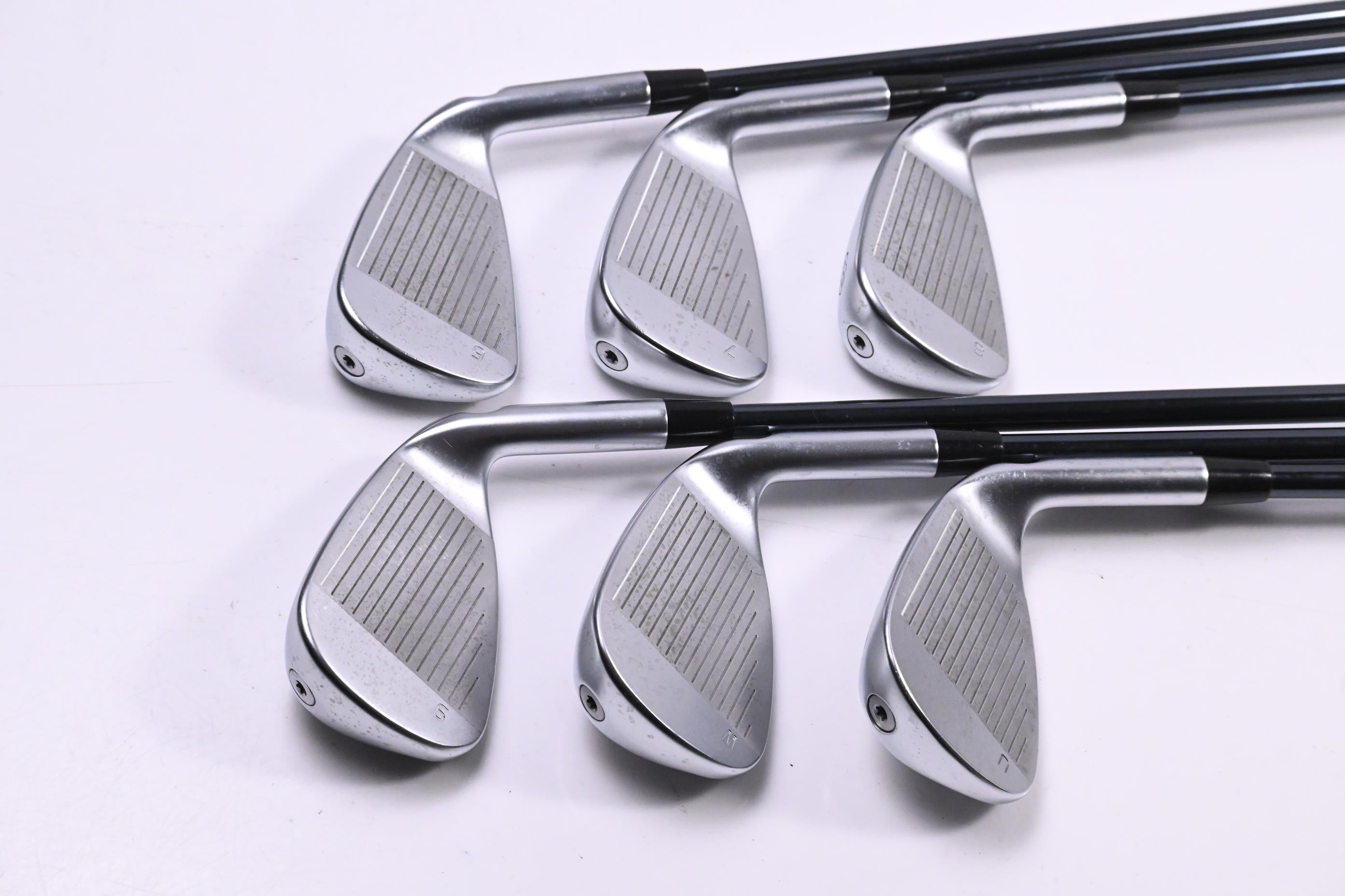 Left Hand Ping G730 Irons / 6-PW+GW / Red Dot / Regular Flex UST Recoil Dart 75