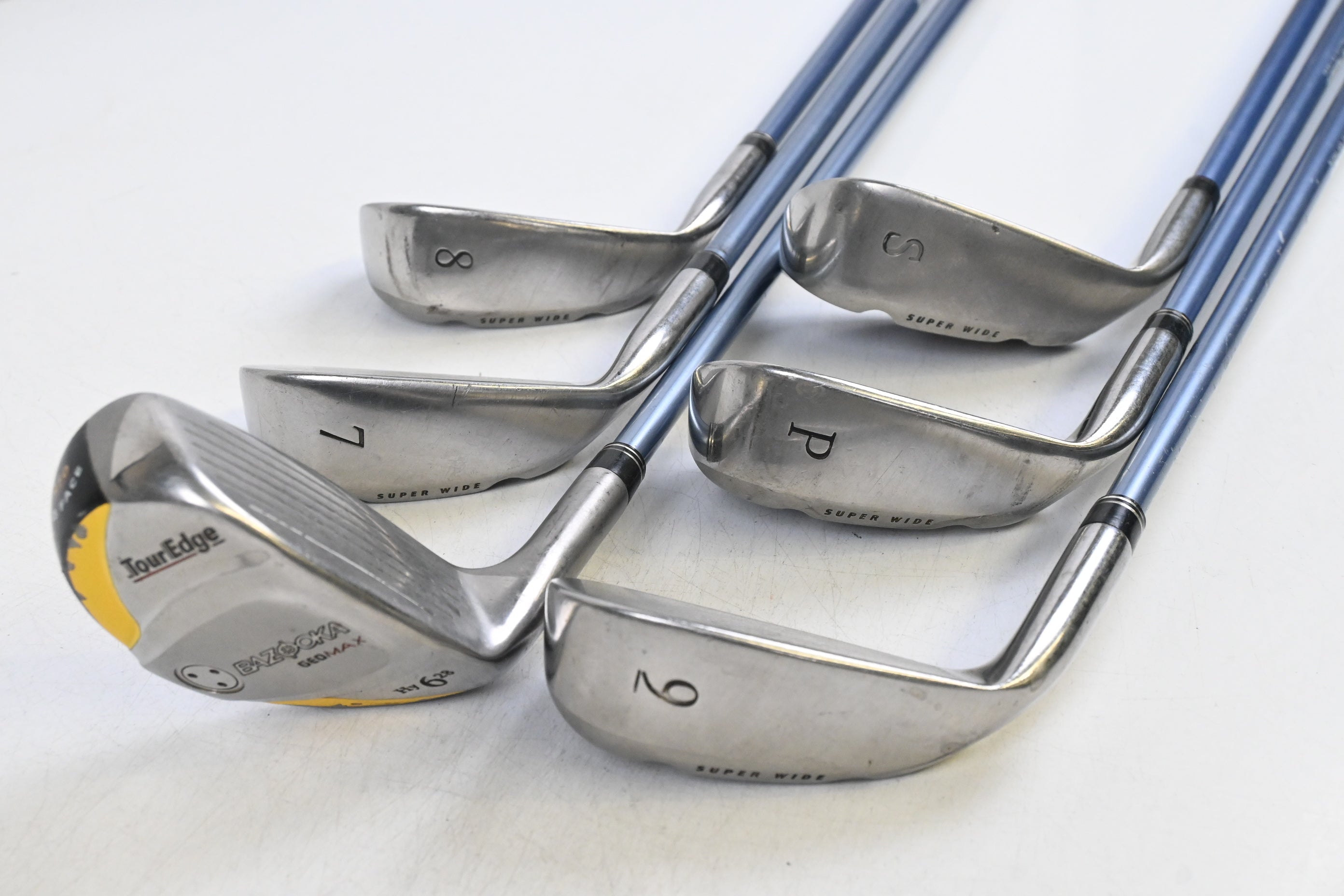 Ladies Bazooka GeoMax Irons / 6-PW+SW / Ladies Flex Graffalloy Bazooka Geo Max
