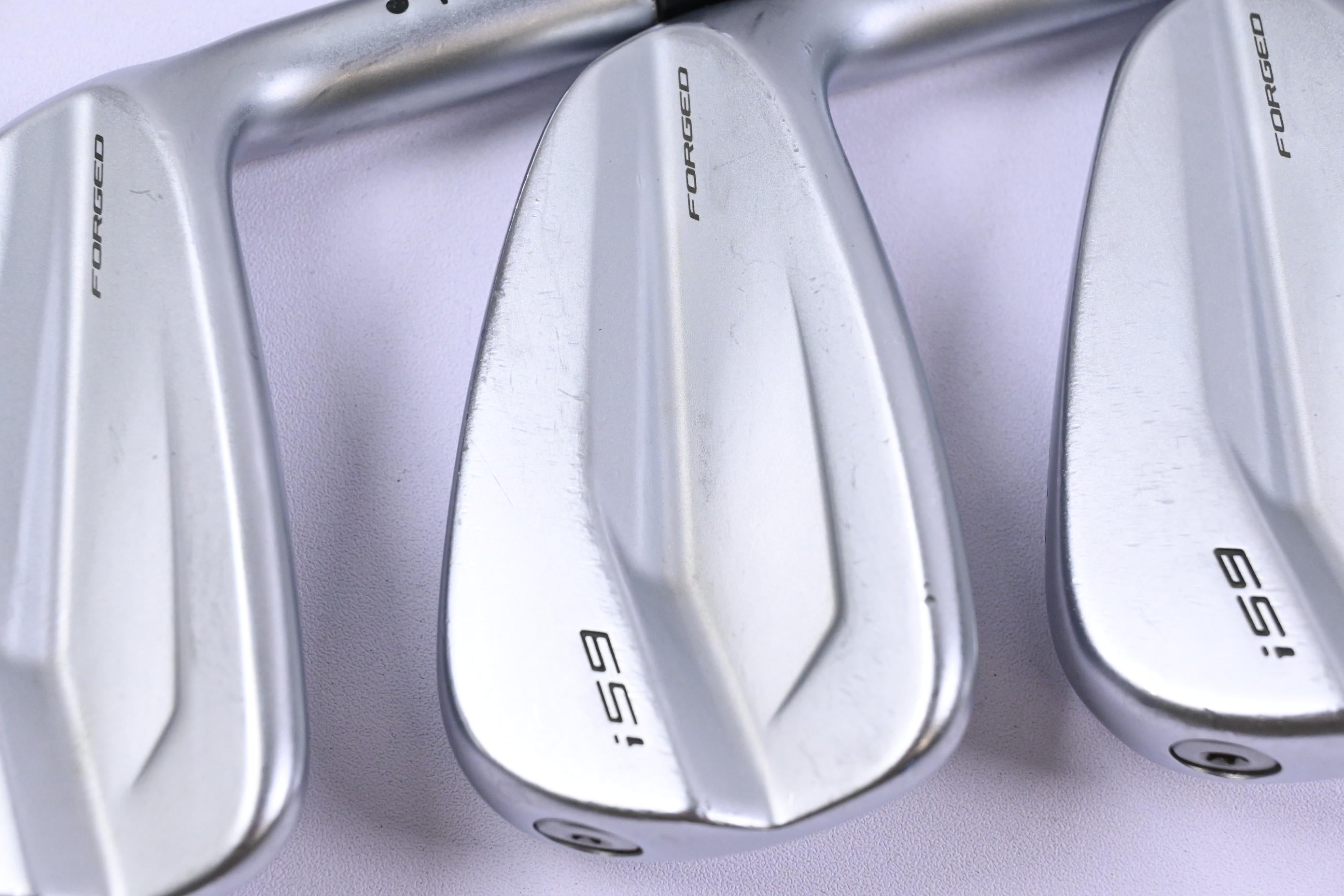 Ping i59 Irons / 4-PW / Black Dot / Stiff Flex Dynamic Gold 120 S300 Shafts