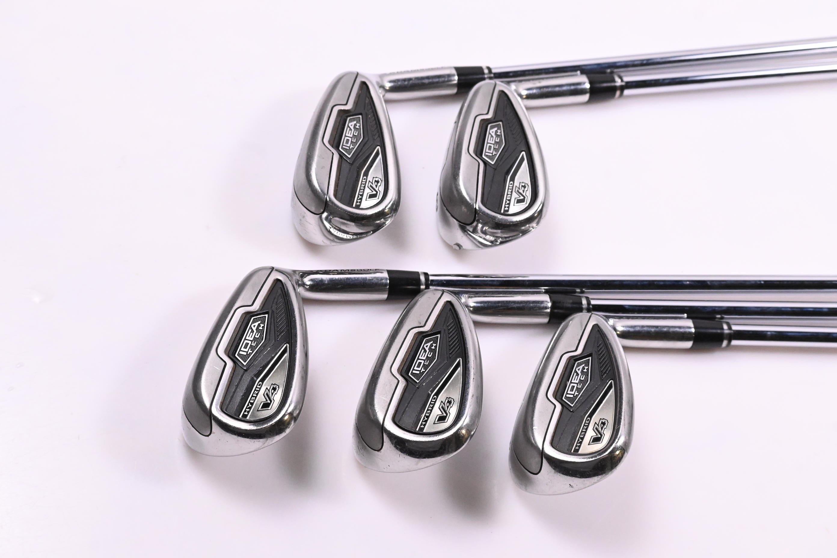 Adams Idea Tech V4 Hybrid Combo Irons / 7-PW+GW / Stiff Flex Adams Shafts