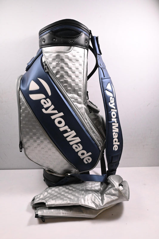 Taylormade Qi10 Tour Bag / 6-Way Divider / Silver, Navy