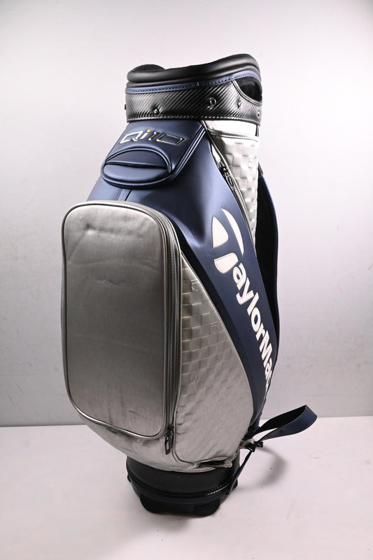 Taylormade Qi10 Tour Bag / 6-Way Divider / Silver, Navy