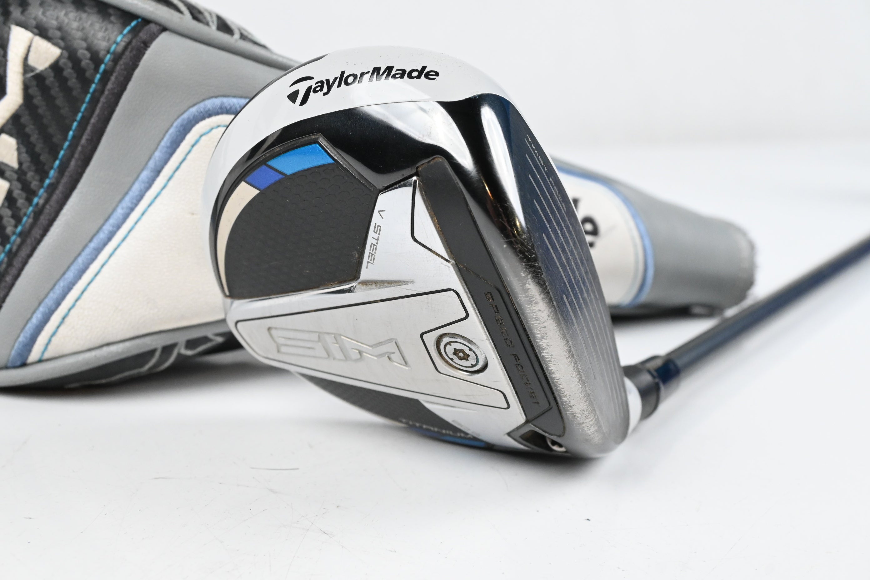 Taylormade SIM Ti #3 Wood / 15 Degree / Stiff Flex HZRDUS Smoke Green 70 Shaft