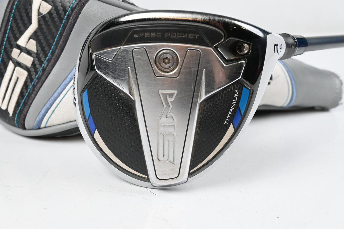 Taylormade SIM Ti #3 Wood / 15 Degree / Stiff Flex HZRDUS Smoke Green 70 Shaft