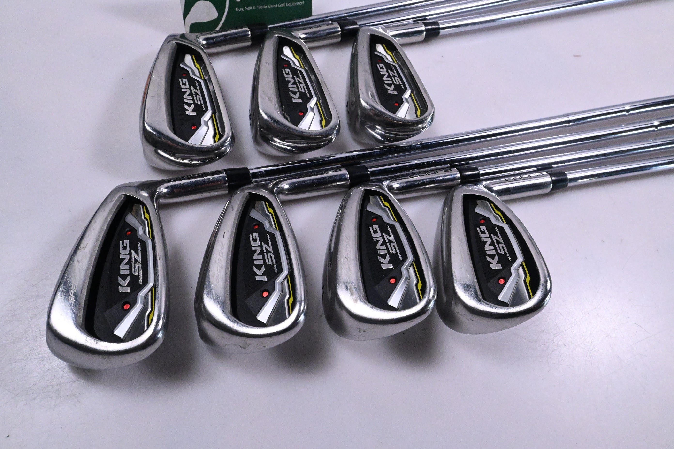 Cobra King Speedzone Irons / 5-PW+GW / Regular Flex Cobra Shafts
