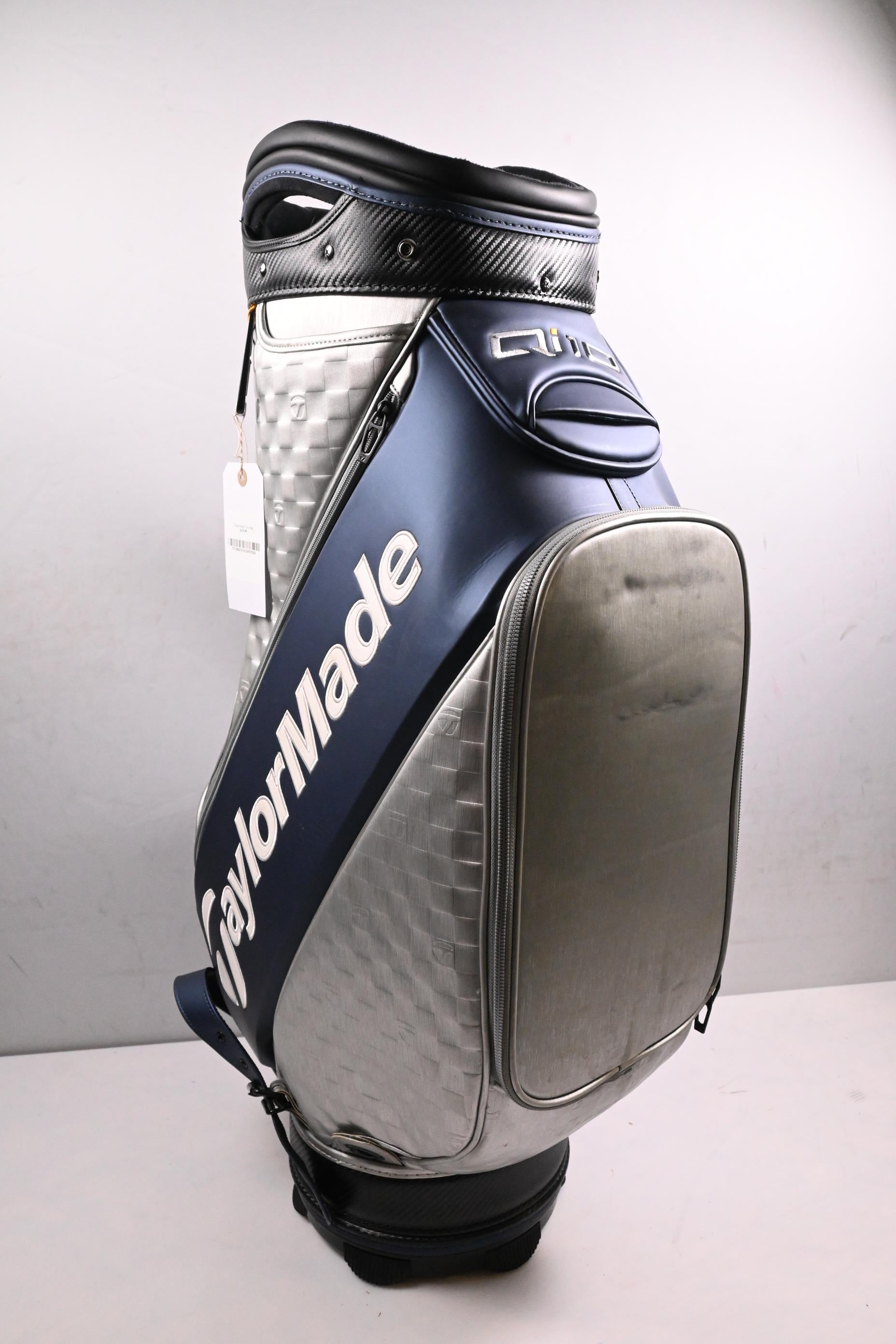Taylormade Qi10 Tour Bag / 6-Way Divider / Silver, Navy
