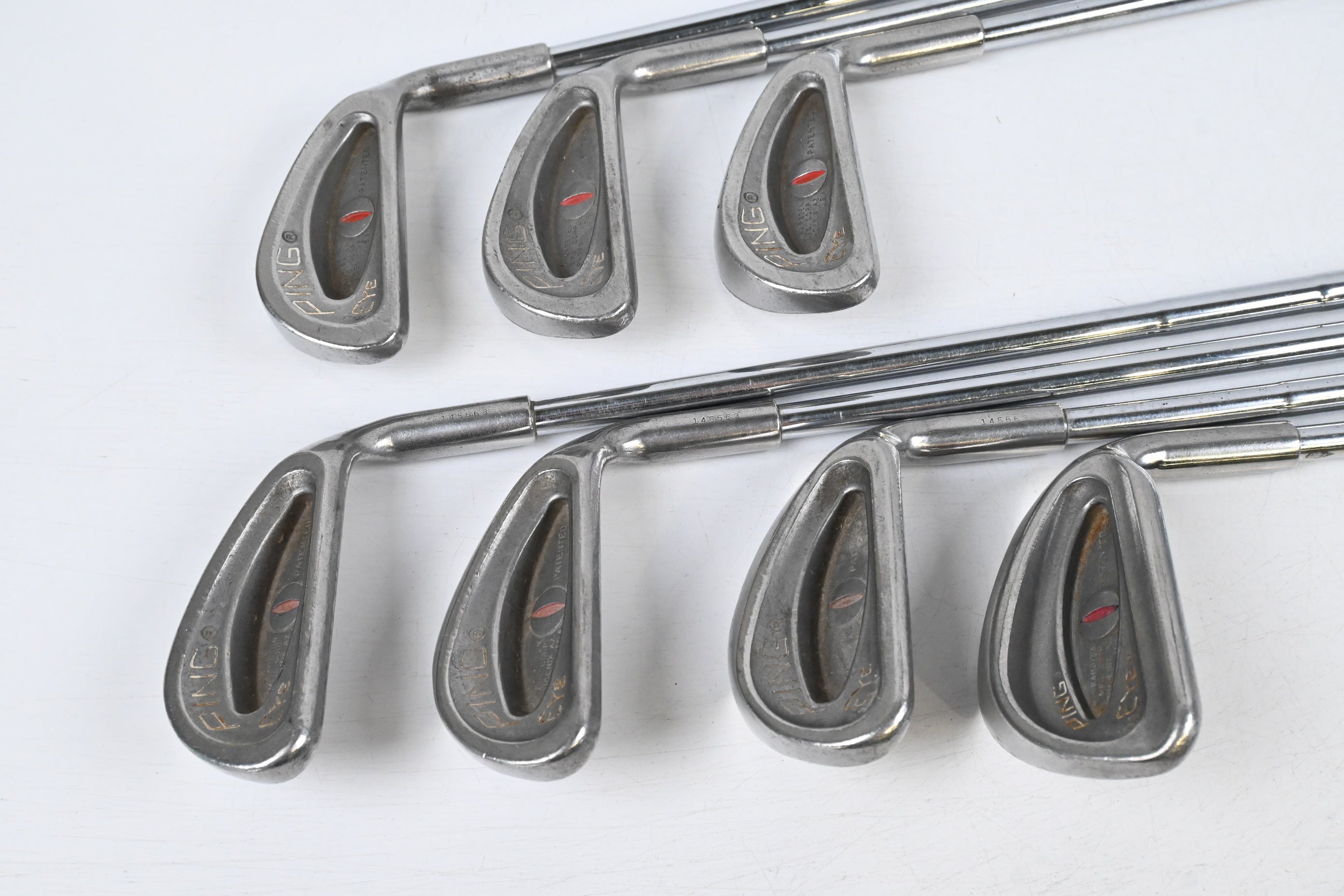 Ping Eye Irons / 5-PW+SW / Orange Dot / Stiff Flex True Temper Shafts