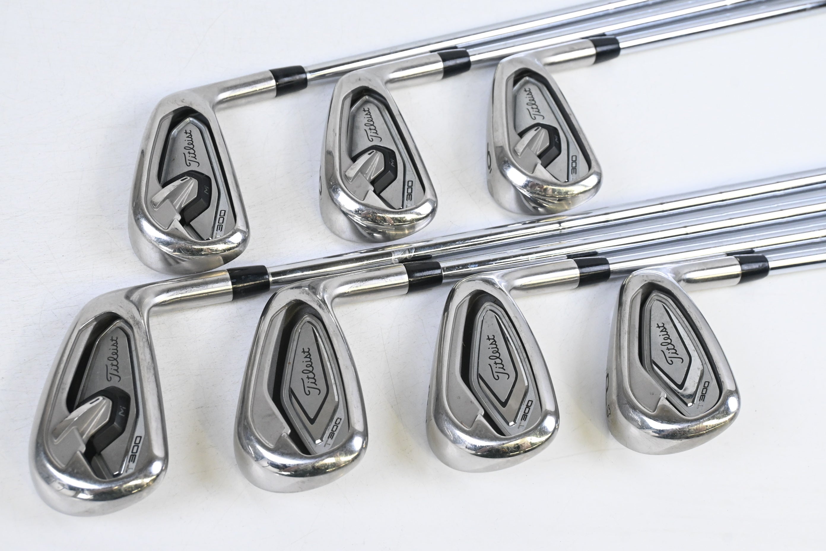 Titleist T300 2019 Irons / 4-PW / Stiff Flex KBS Tour 90 Shafts